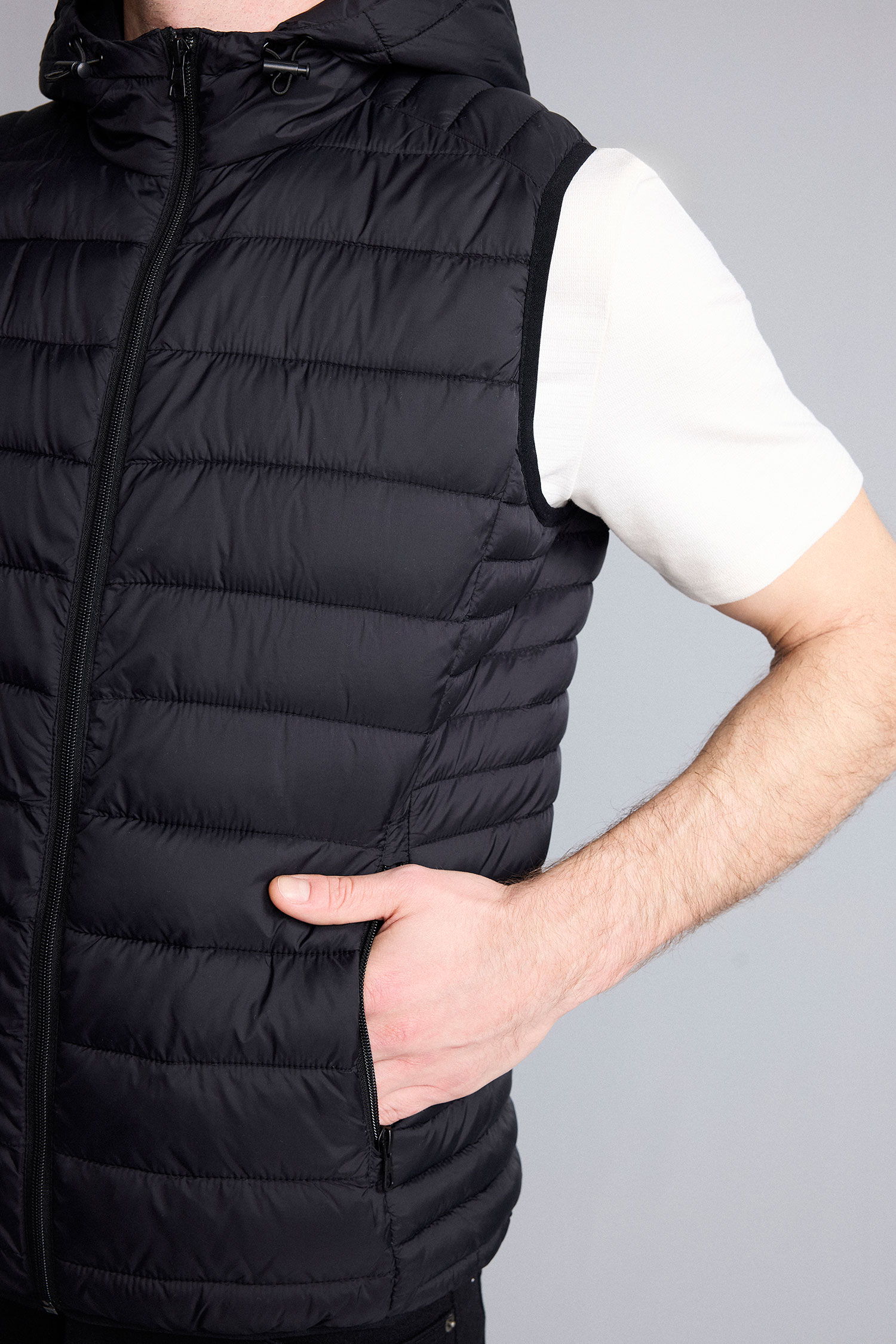 DeFacto Su İtici Kapüşonlu Yelek görsel 4