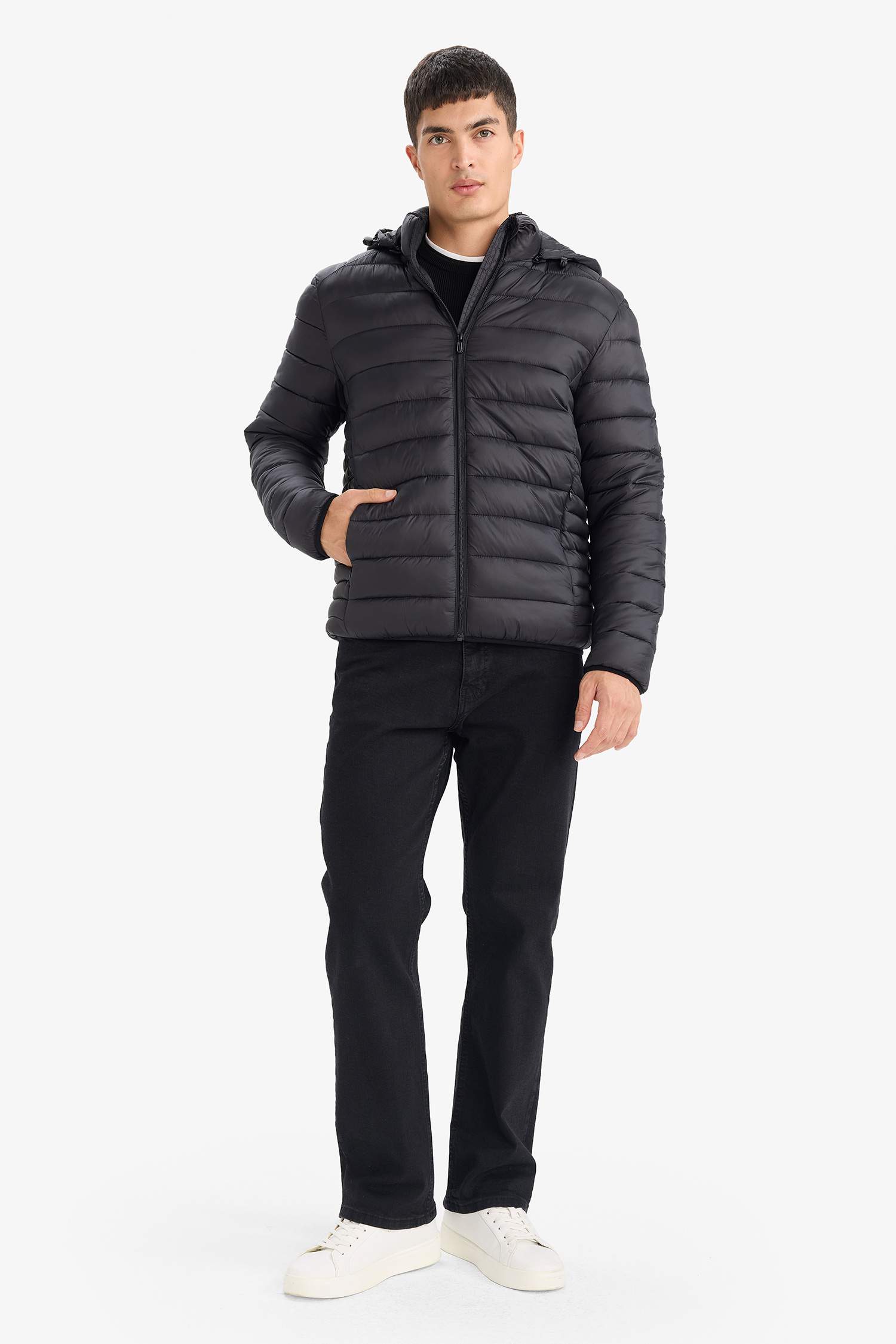 Su İtici Slim Fit Mont