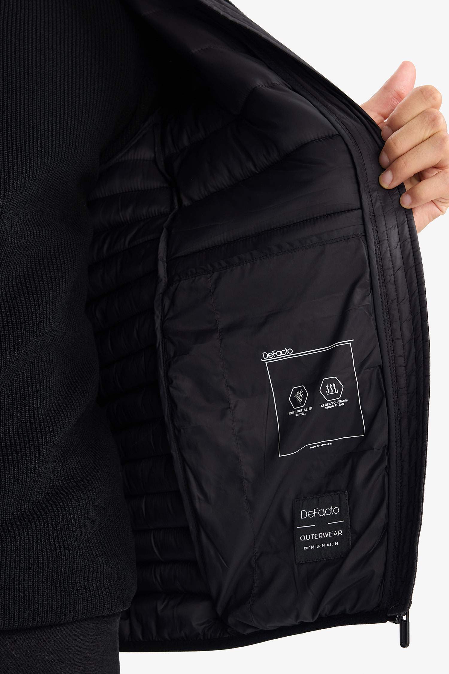 Su İtici Slim Fit Mont