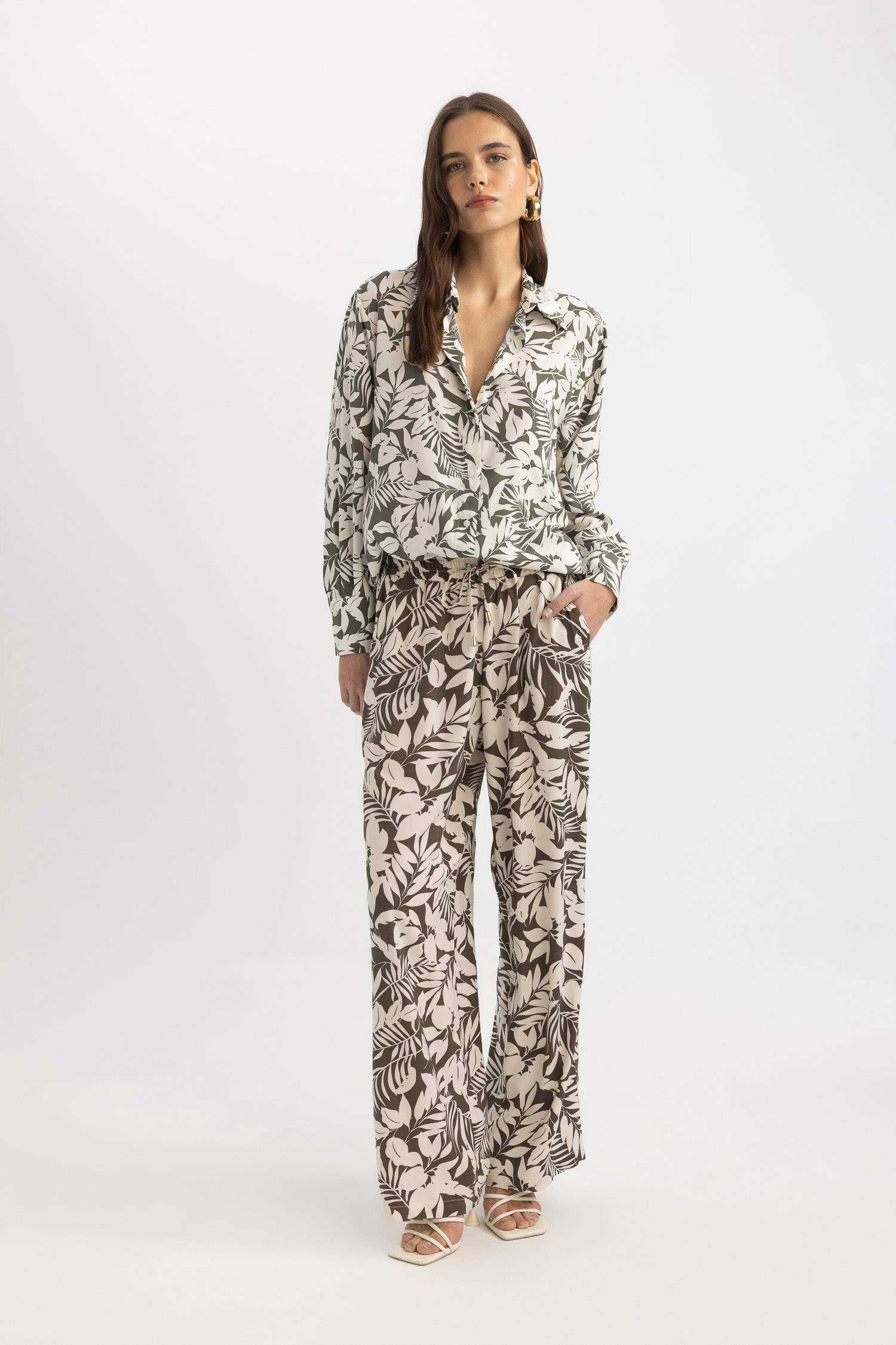 флорида вискоза кең етек Шалбар