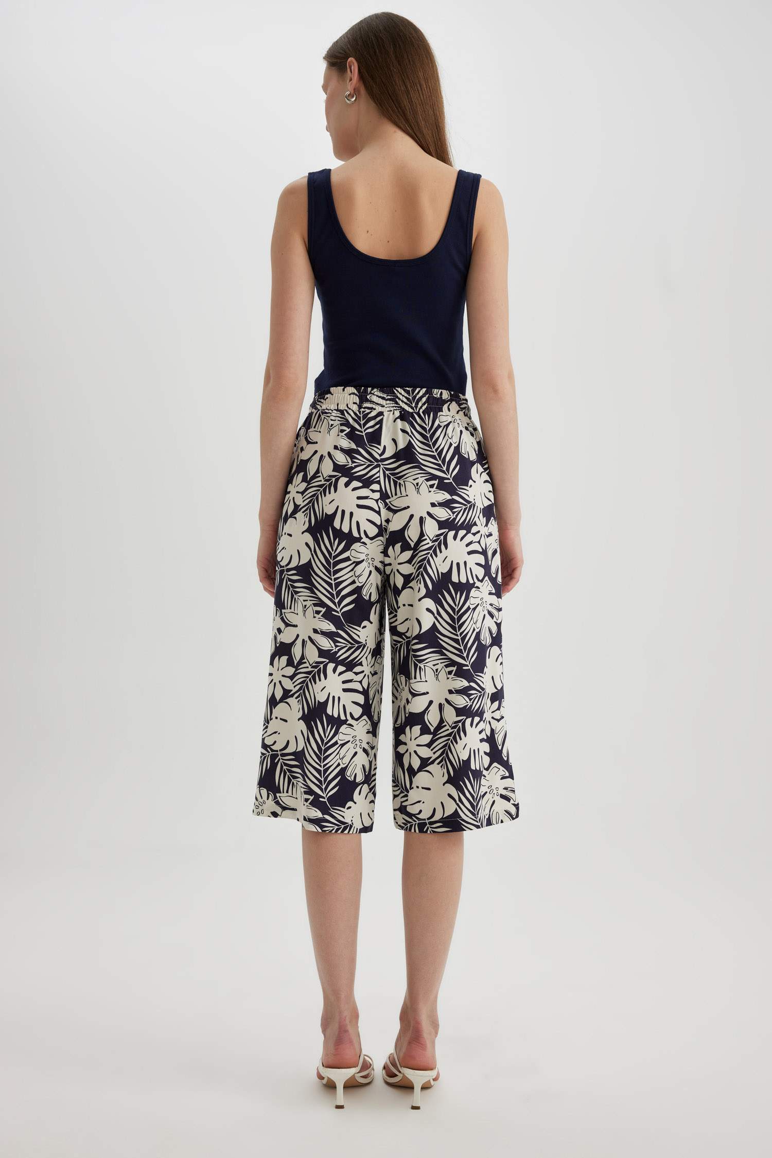 كابري كروب فيت فيسكوز بخصر عالي