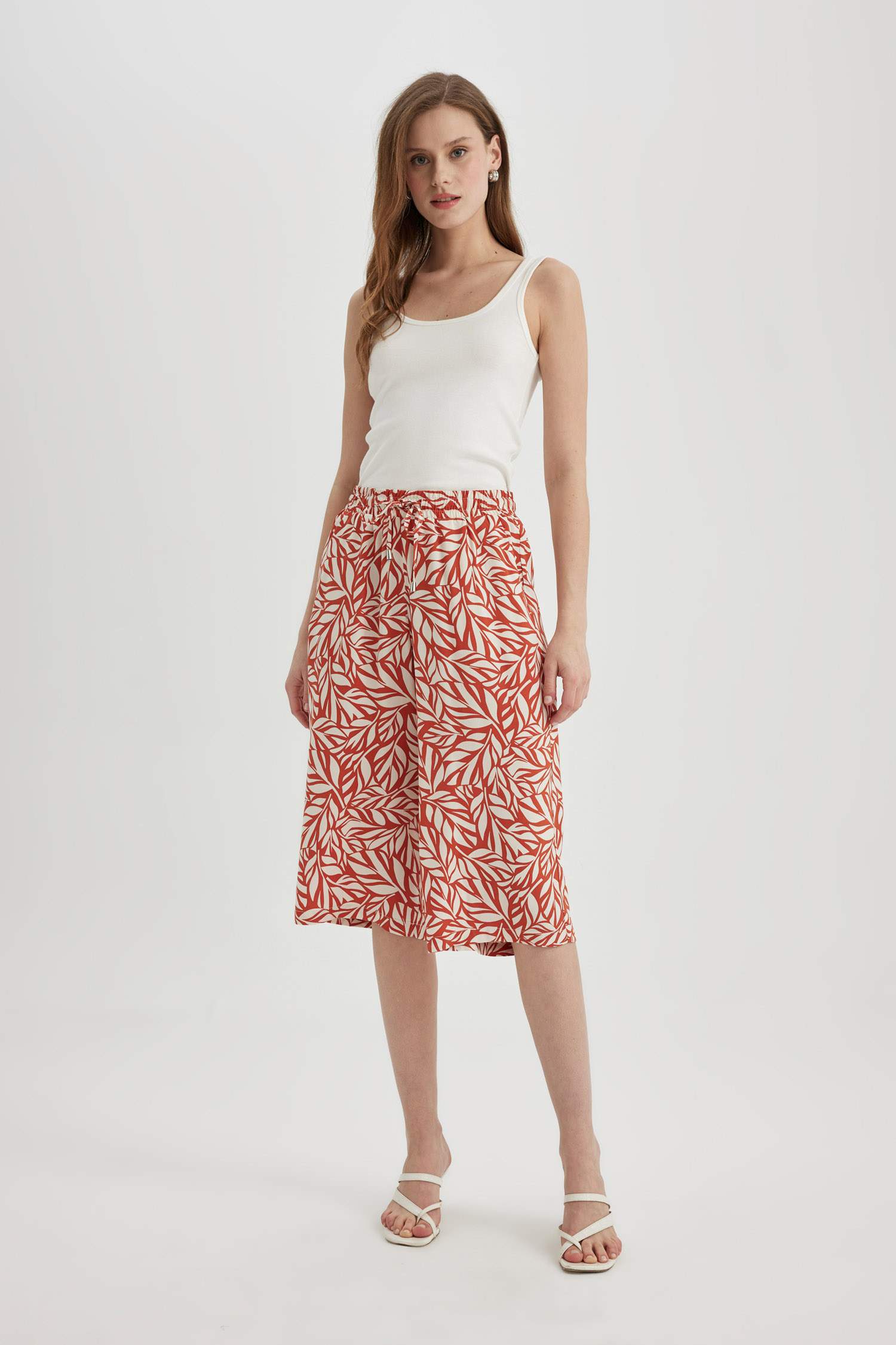 كابري كروب فيت فيسكوز بخصر عالي