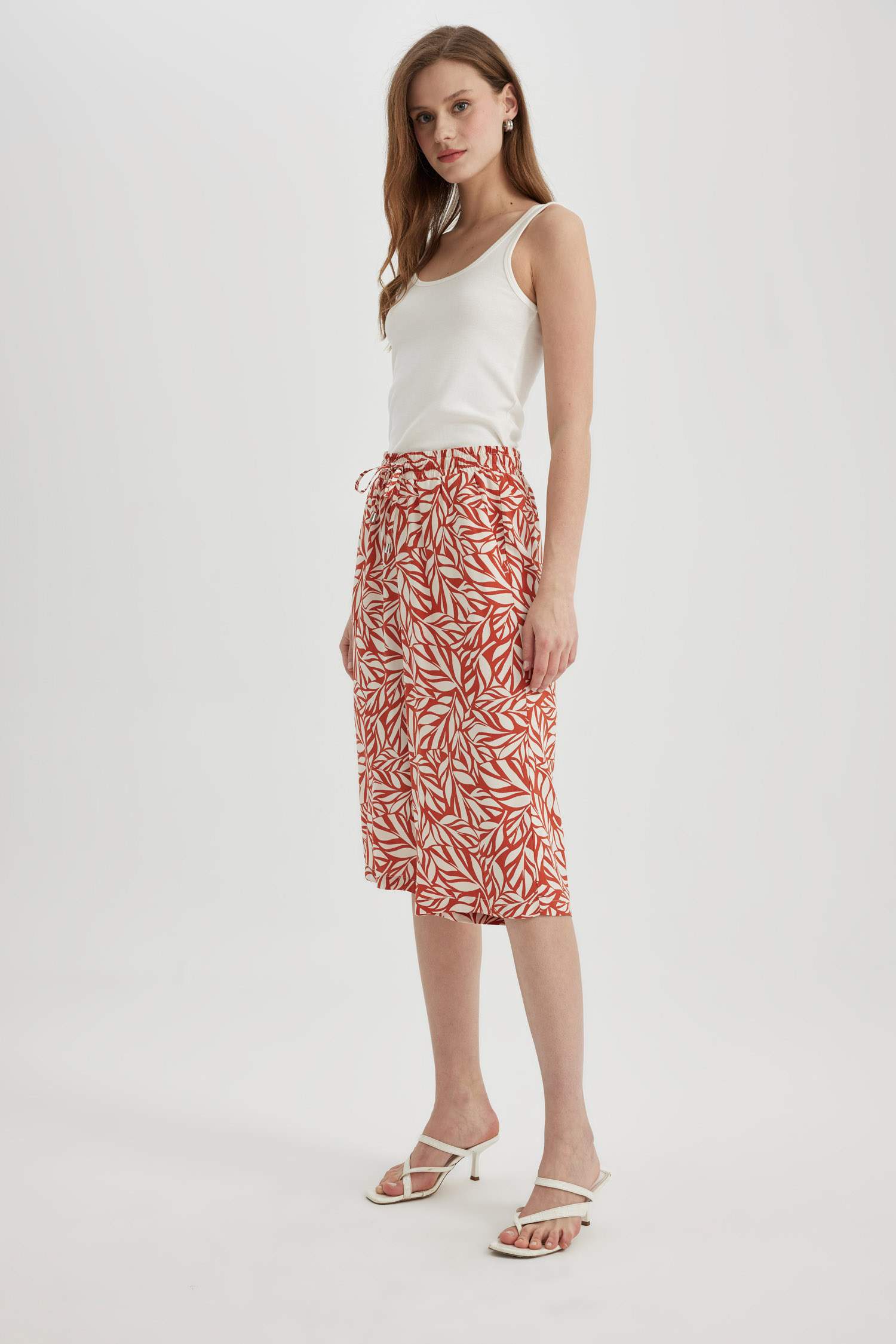 كابري كروب فيت فيسكوز بخصر عالي