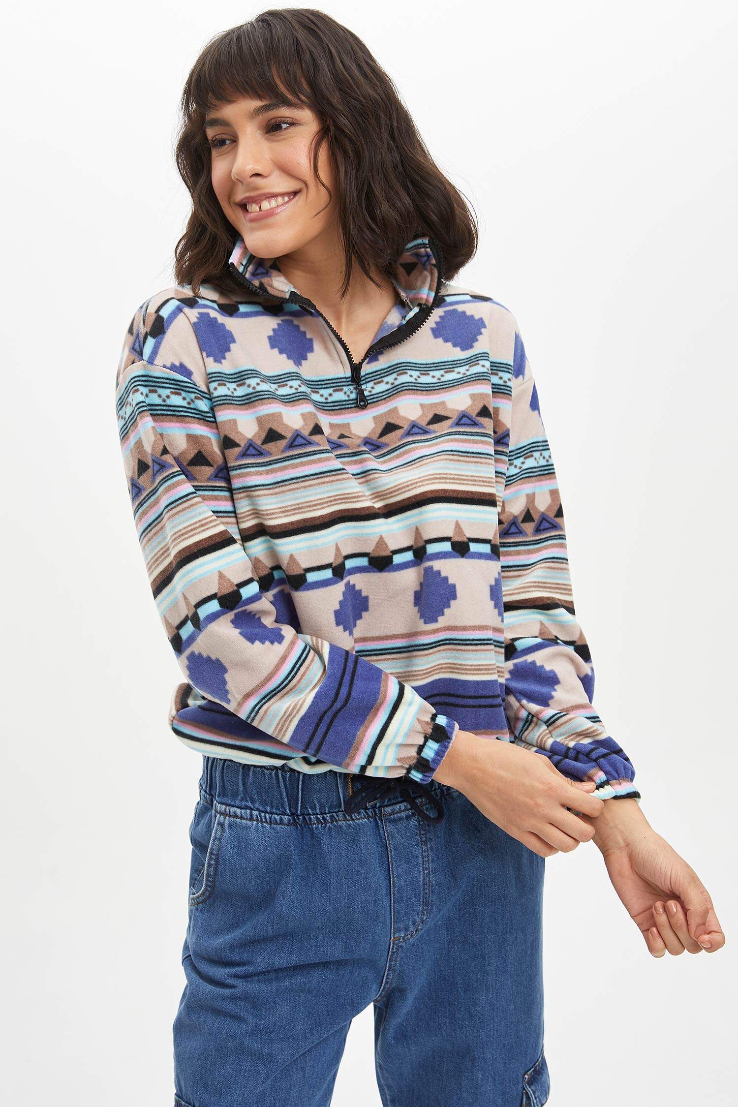 Defacto Örme Sweatshirt. 3