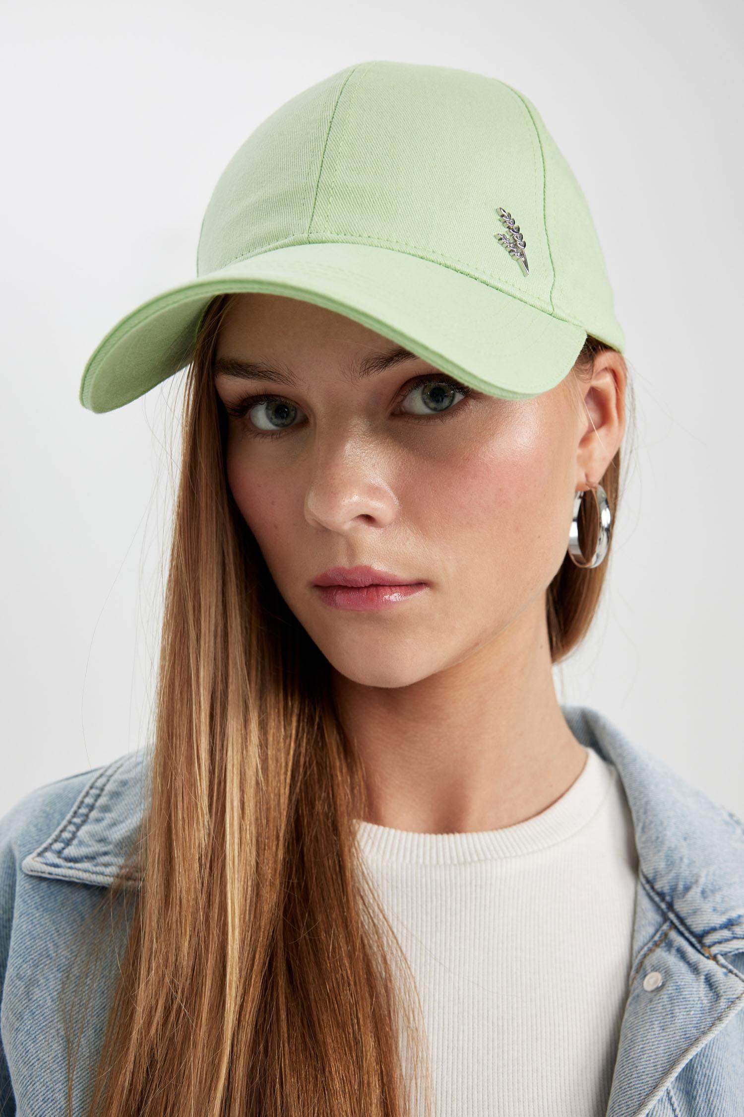 Kadın Pamuklu Cap Şapka