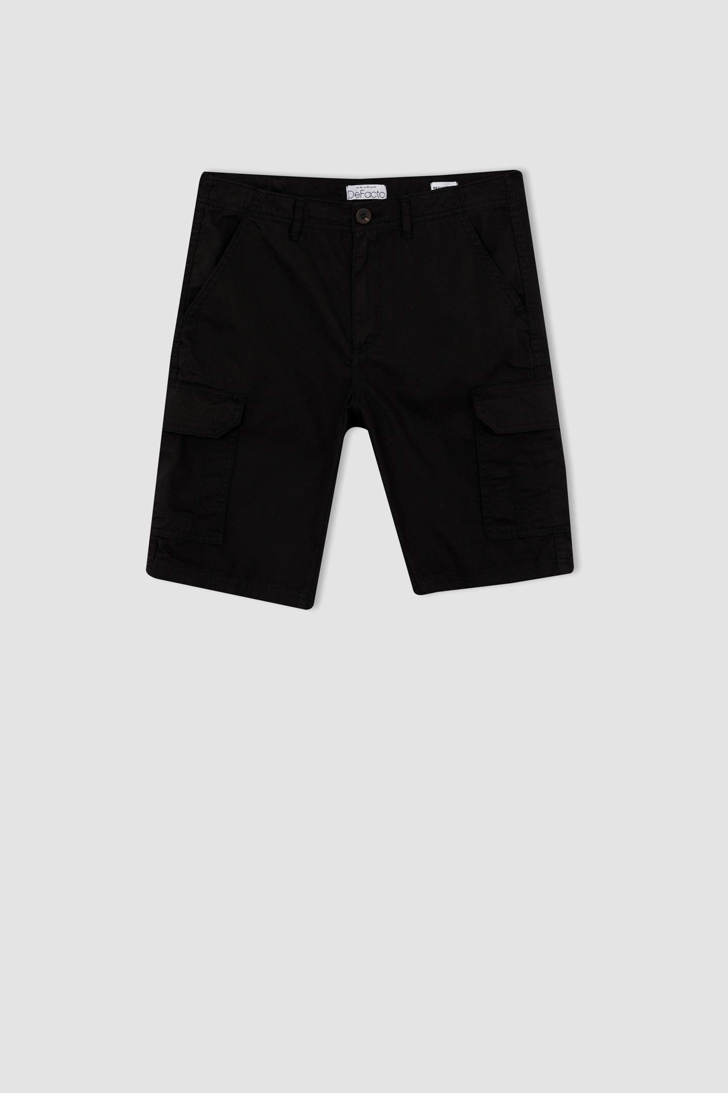 Regular Fit Kargo Bermuda Şort