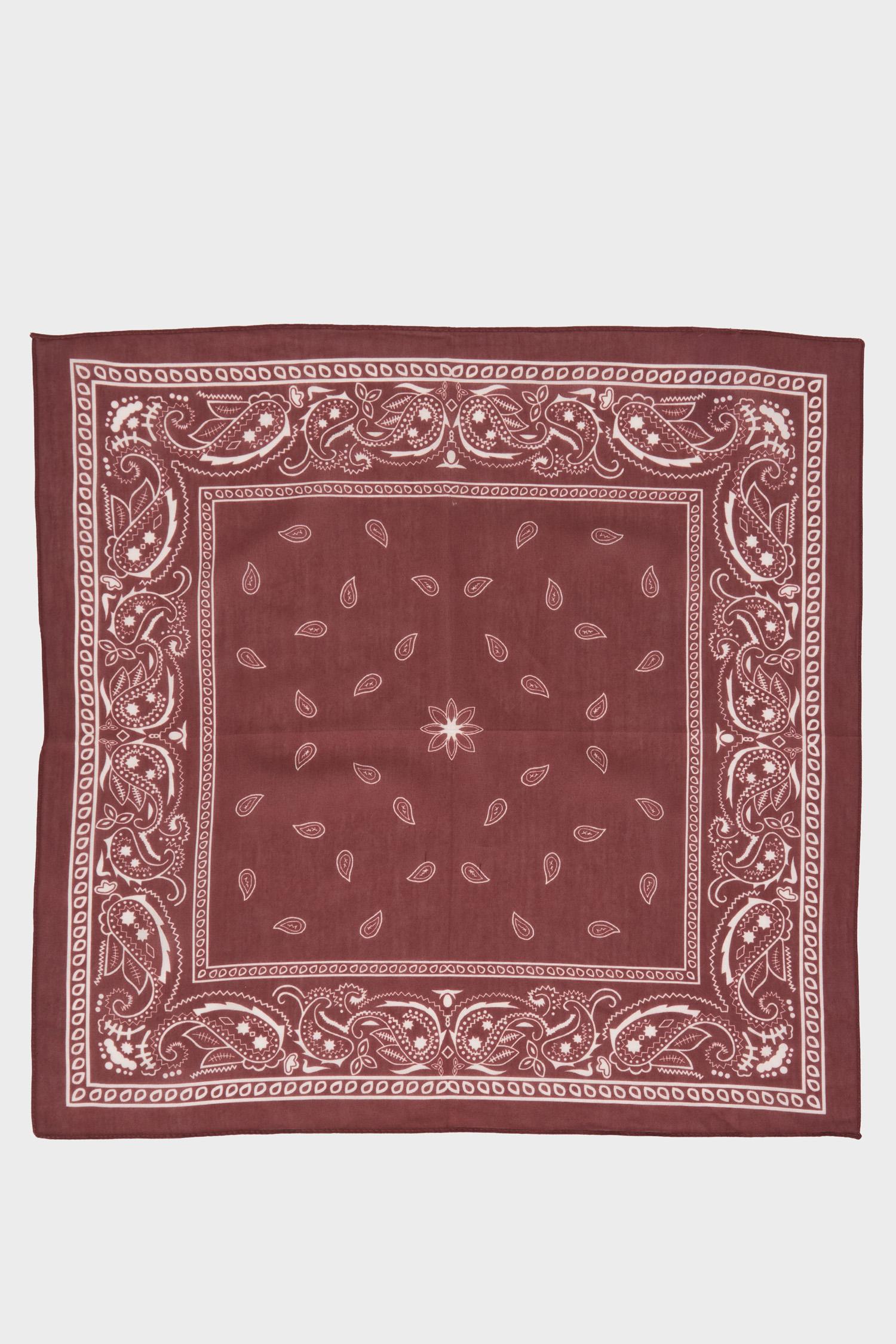 DeFacto Kadın Desenli Pamuklu Bandana görsel 3