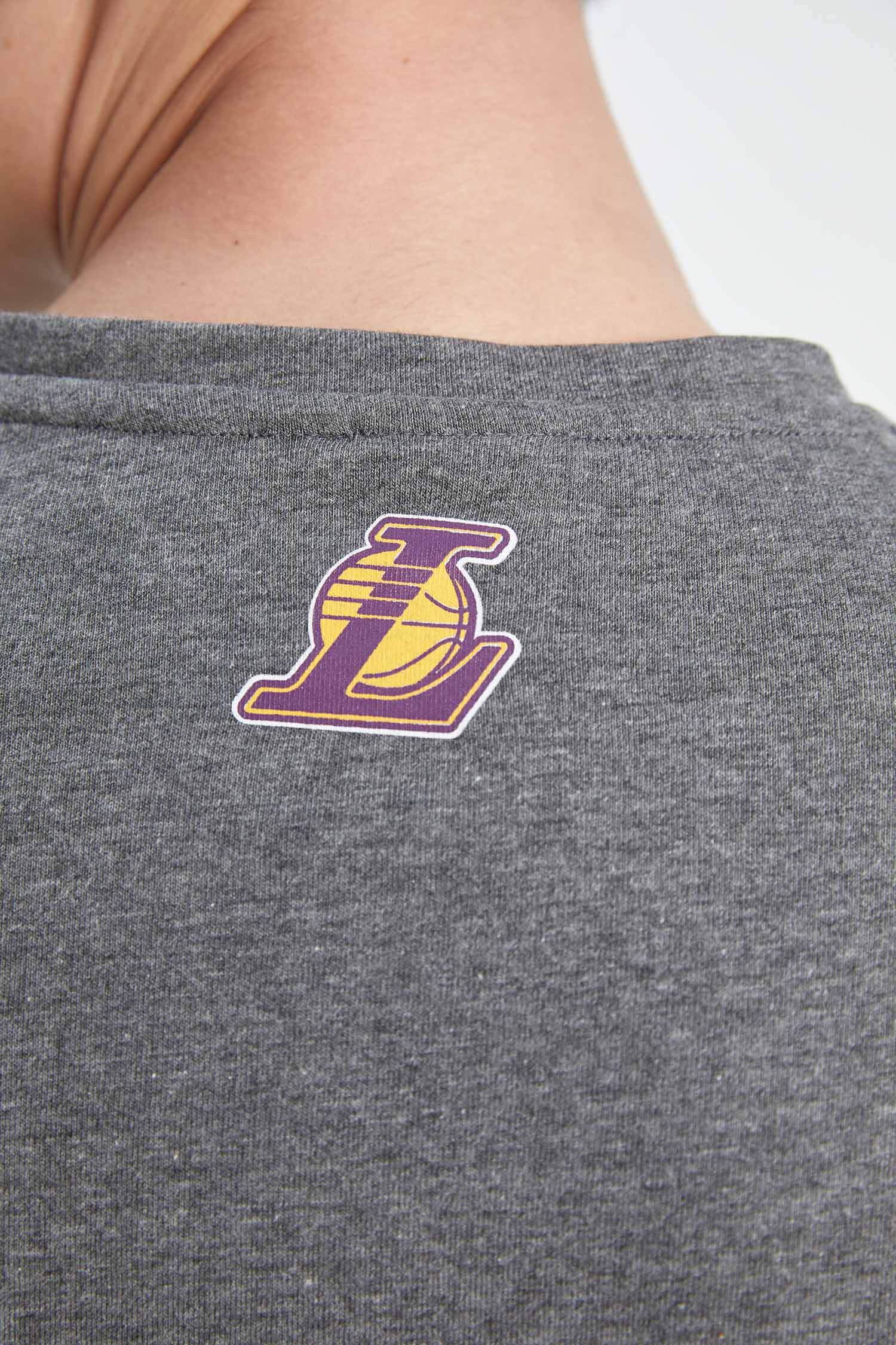 Defacto Fit NBA Los Angeles Lakers Licensed Cotton Combed T-Shirt