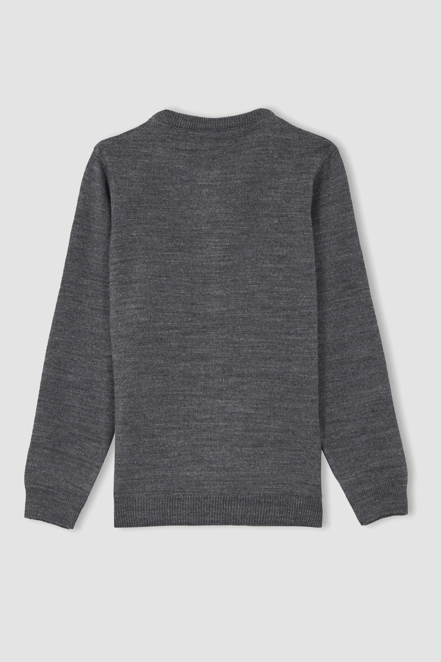 Кардиган стандартного кроя на пуговицах для девочек, Школьная коллекция