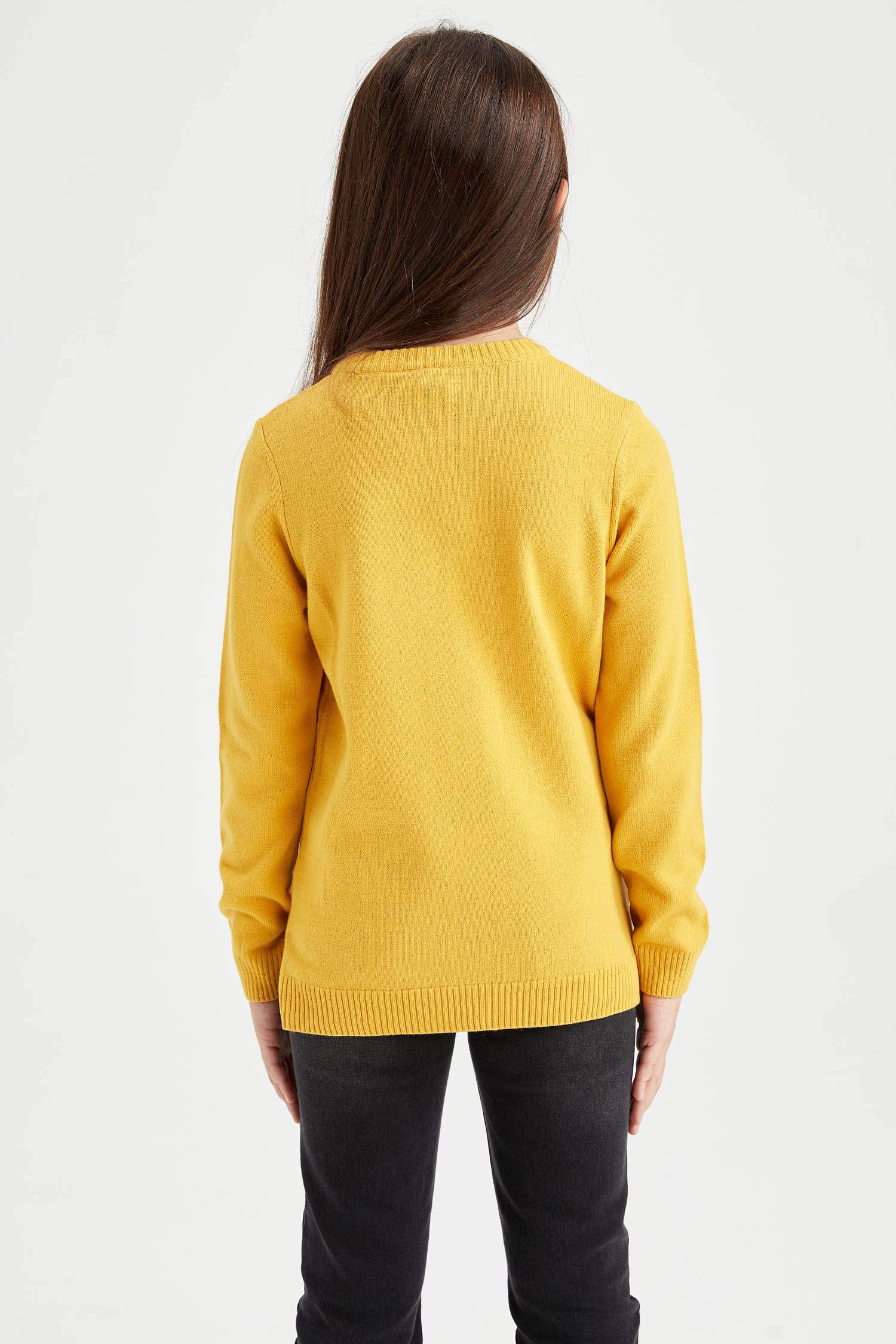 Girls mustard yellow on sale sweater