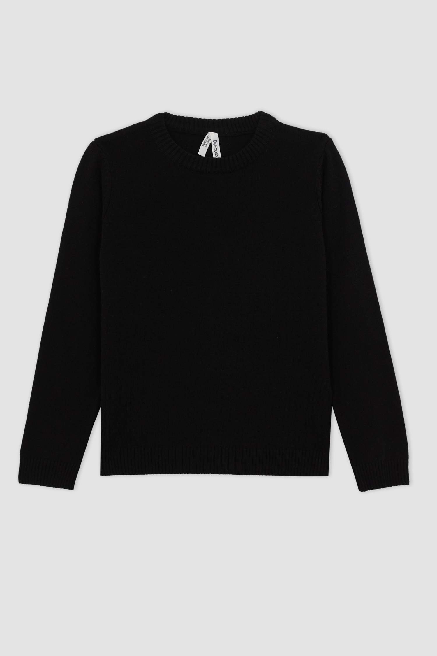 Свитер с круглым вырезом для девочек, Школьная коллекция