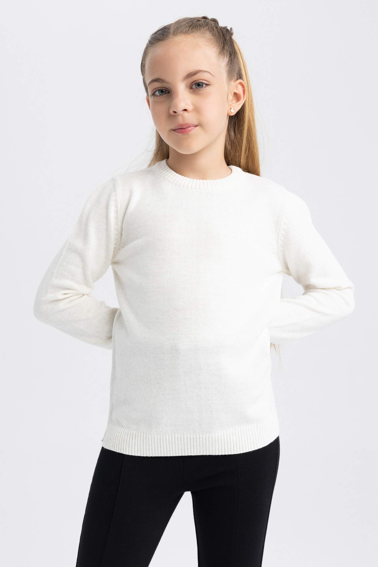 DeFacto Mädchen Kapuzen-Sweatshirt - Langarm Regular Fit