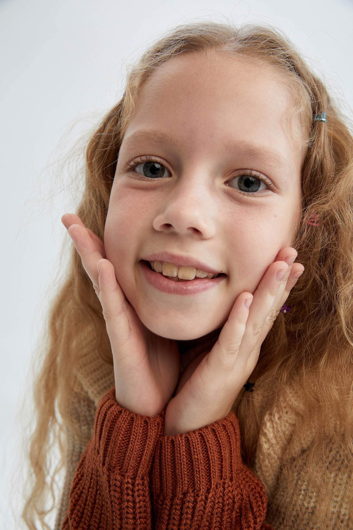 Pull Tricot Col rond Fille