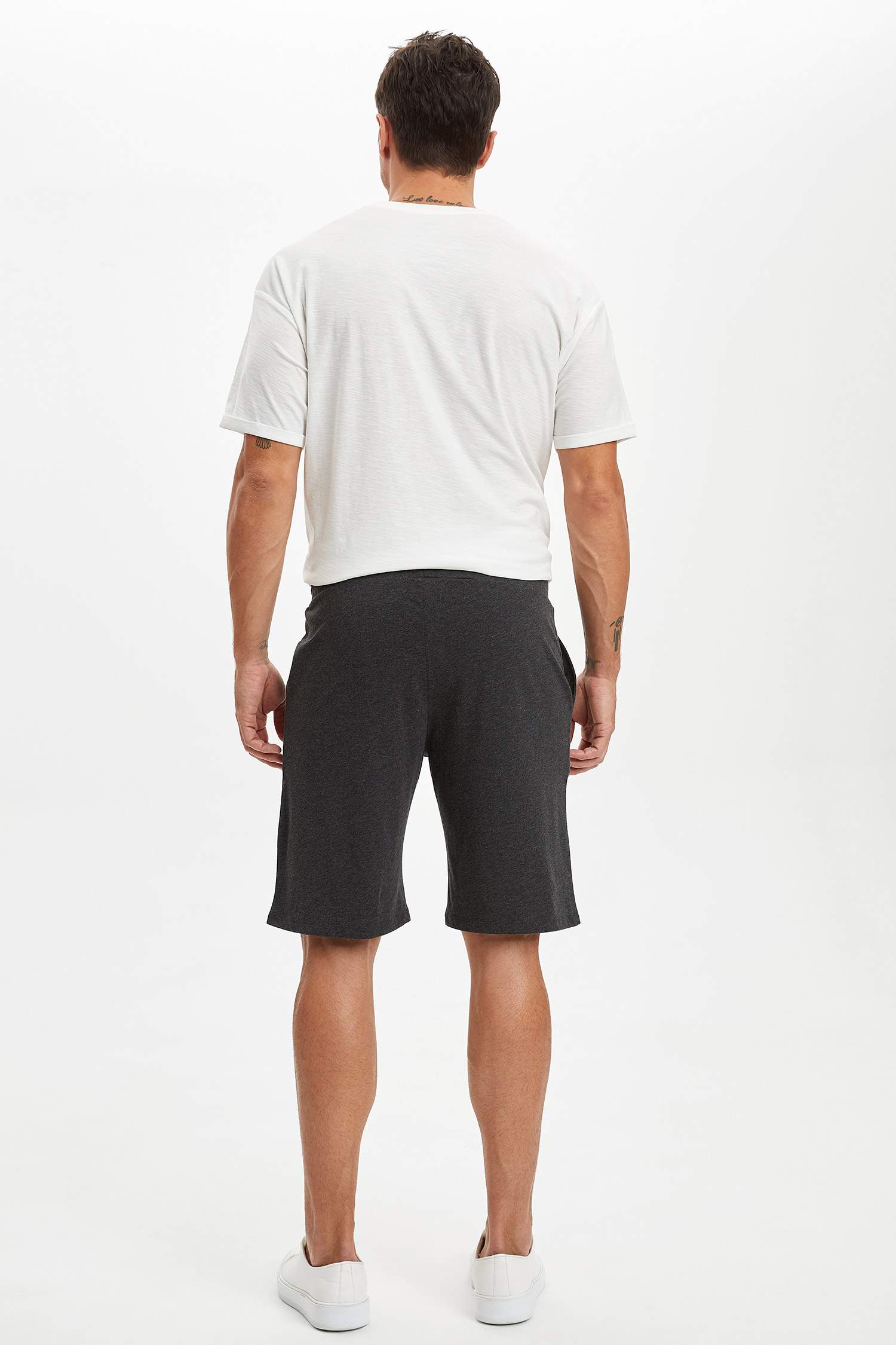 Anthracite MAN Pajama Shorts 1250285 DeFacto