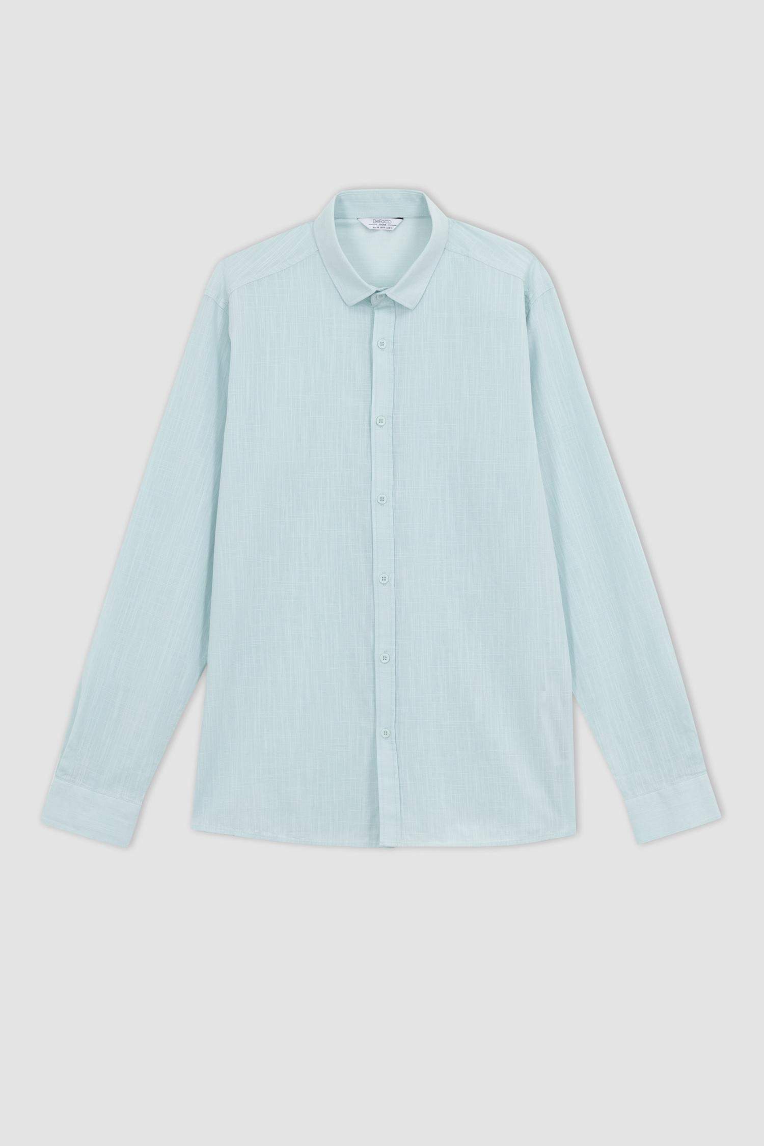 слим пішімі Ұзын жеңді көйлек