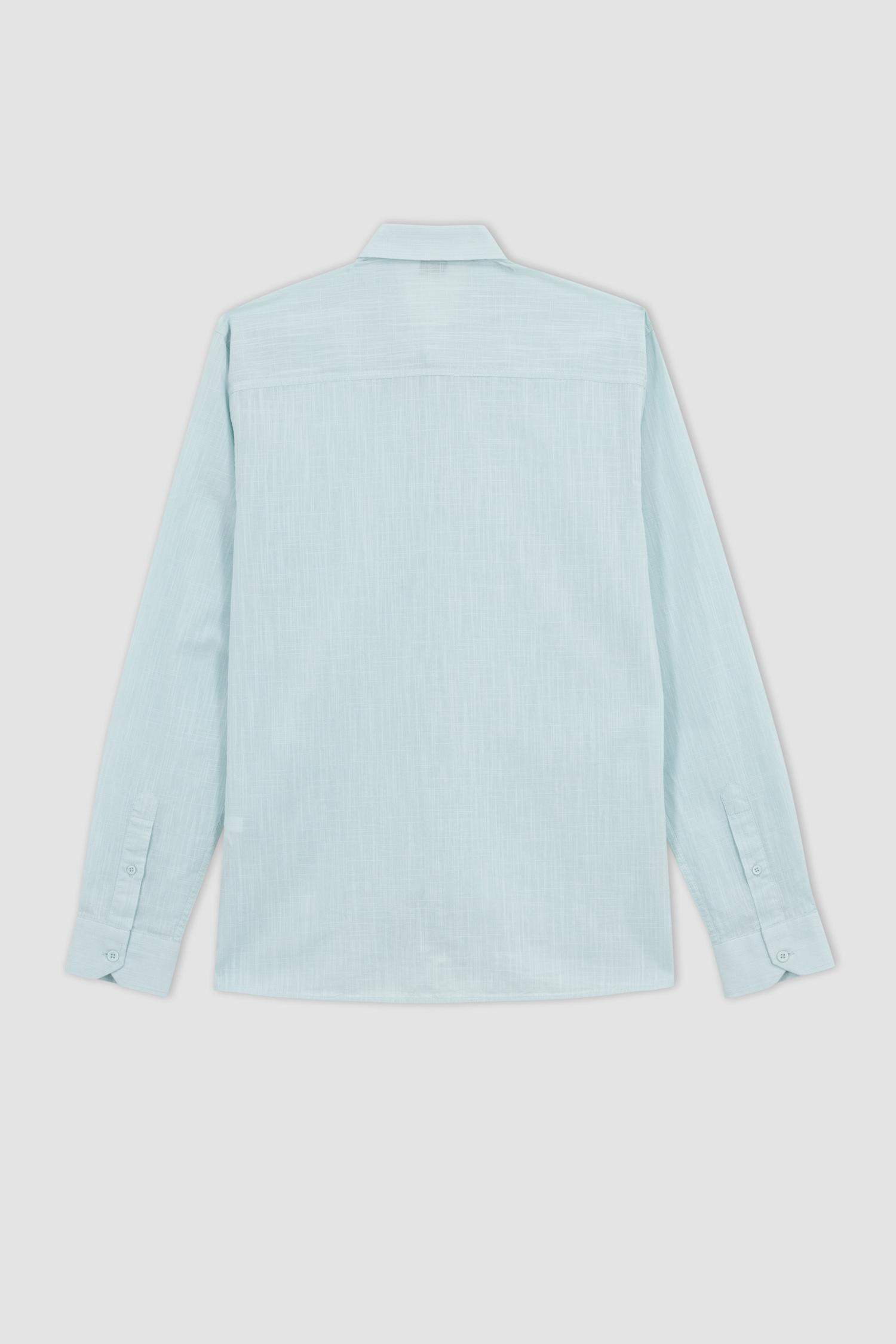 слим пішімі Ұзын жеңді көйлек