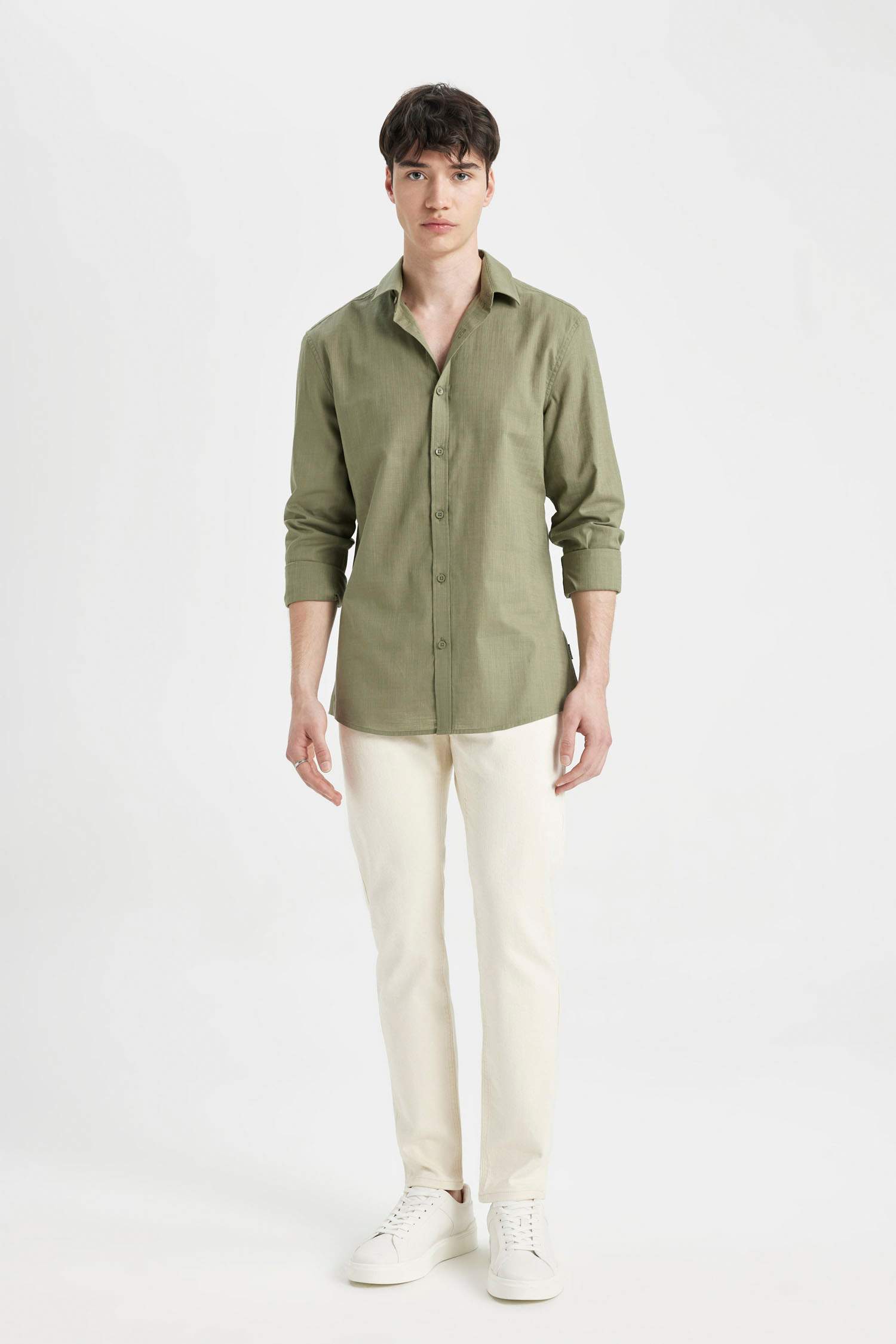 Slim Fit Long Sleeve Shirt