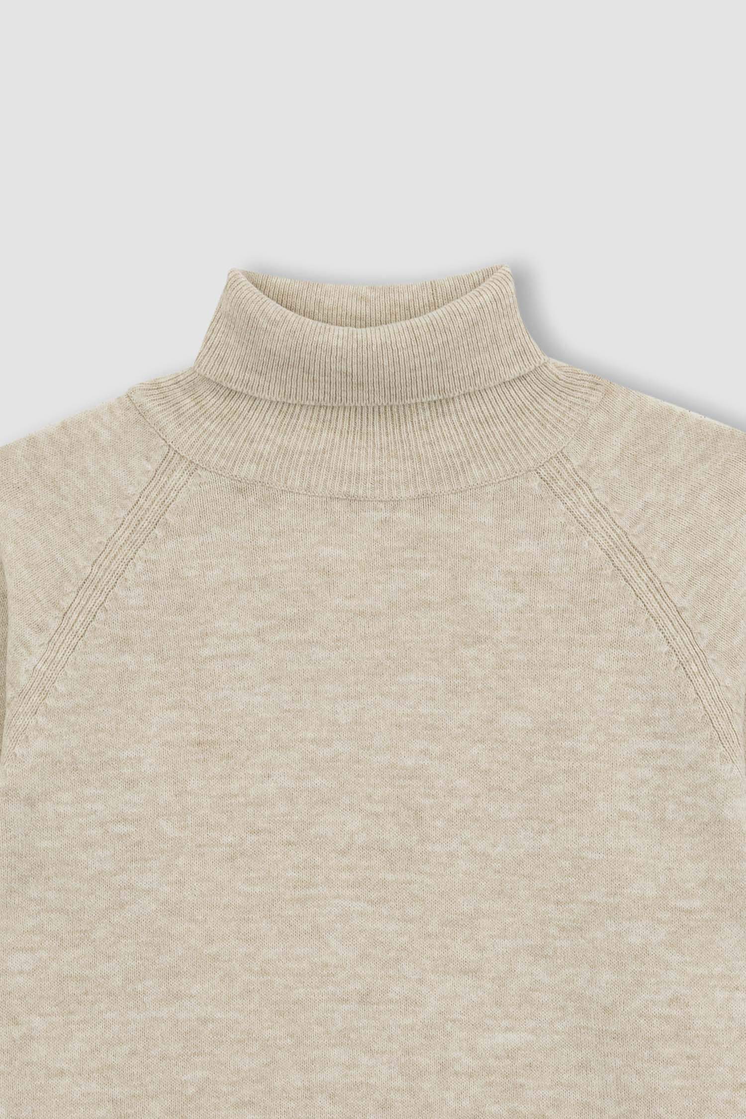 Girl Regular Fit Turtleneck Pullover
