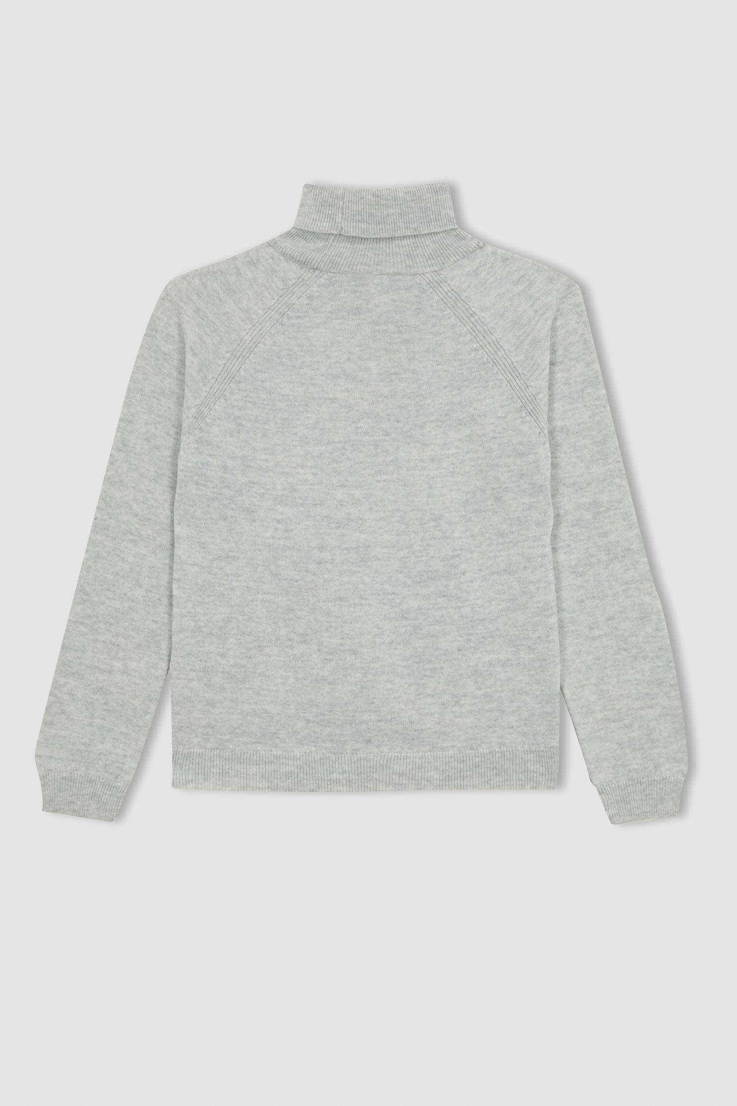 بلوز صوف بناتي قصة عادية بياخة مدورة