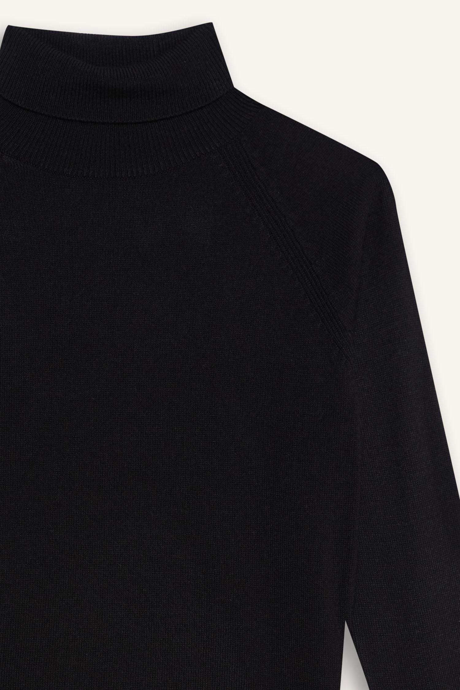 Girl Turtleneck Knit Pullover