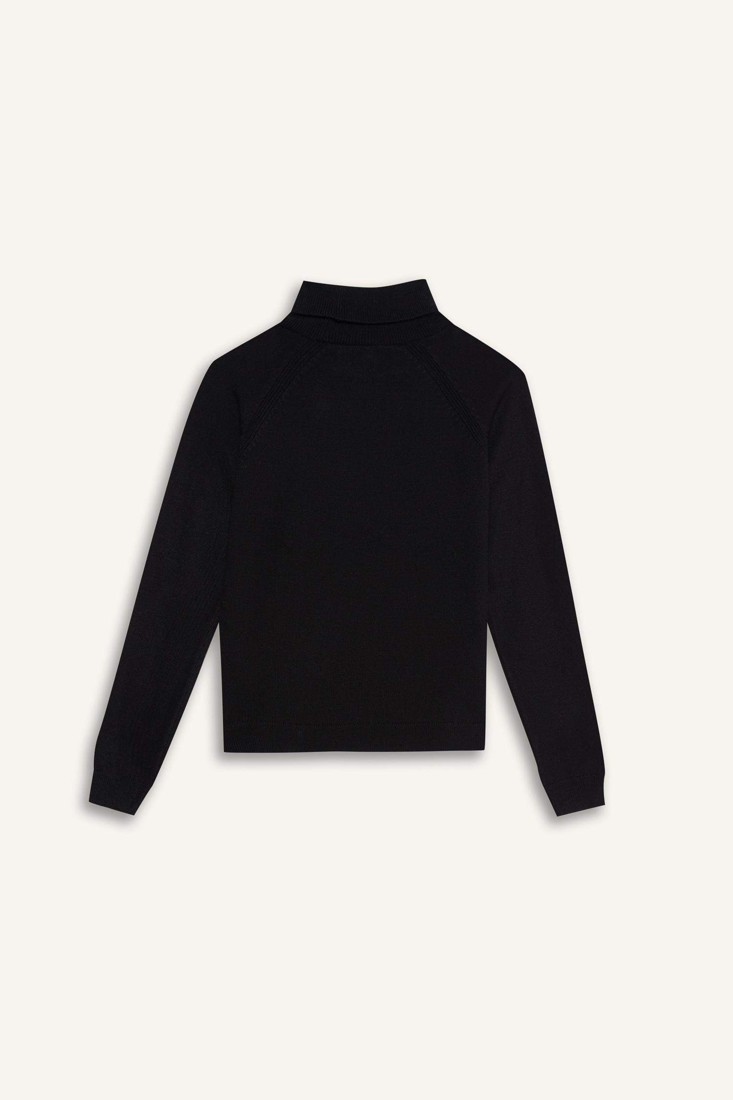 Girl Turtleneck Knit Pullover