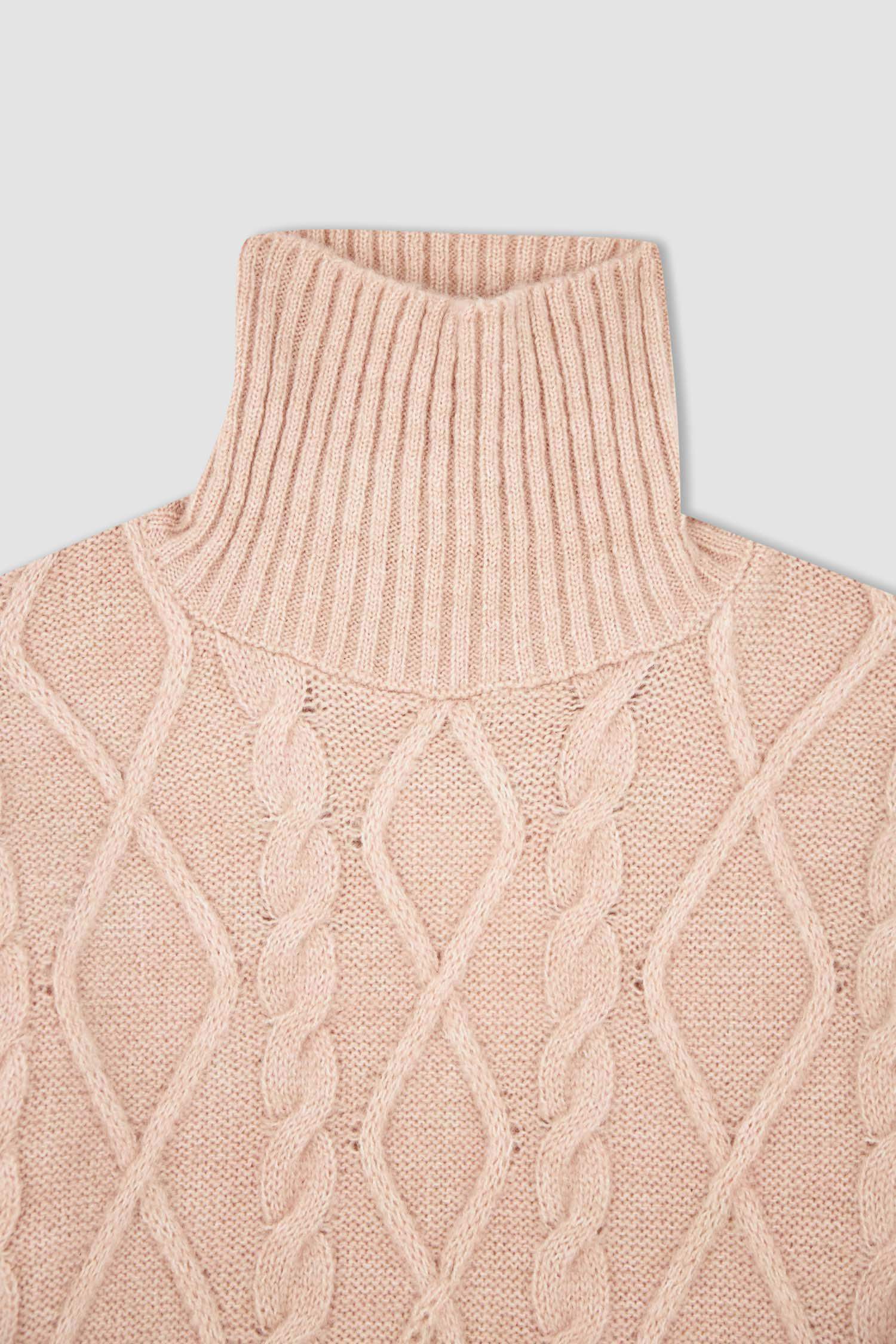 Pull Tricot Col roulé Fille