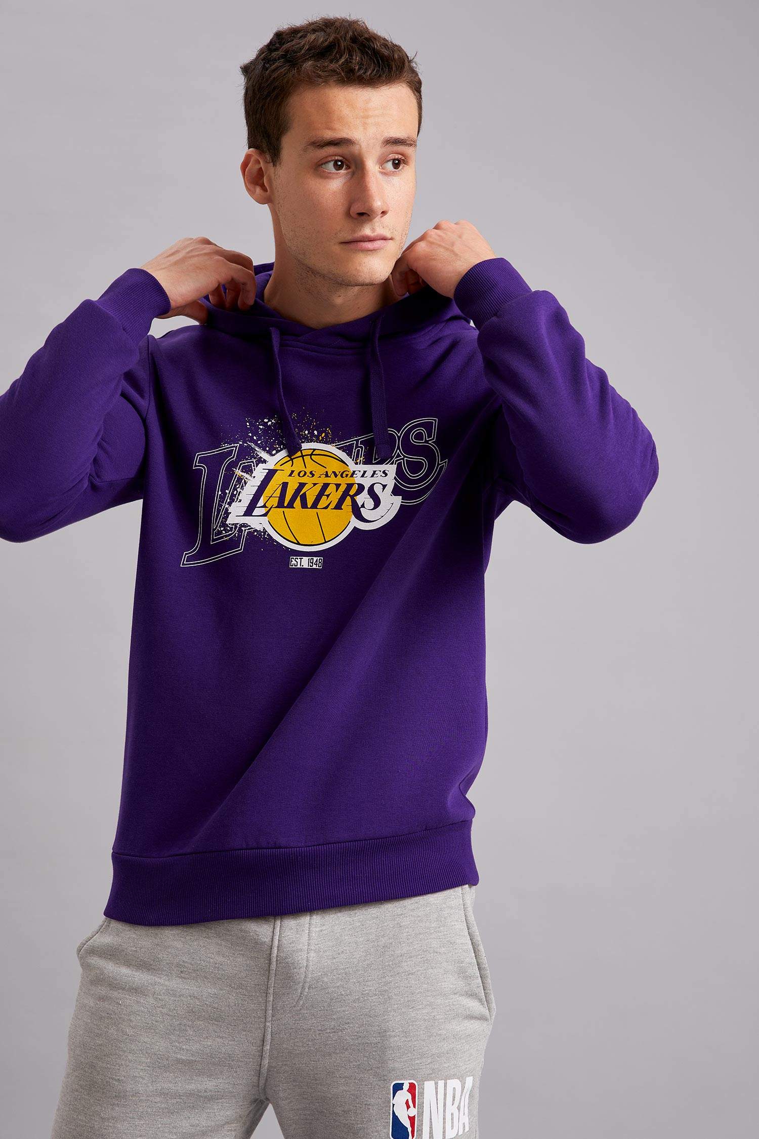 Purple MAN NBA Licensed Unisex Hoodie 1466893