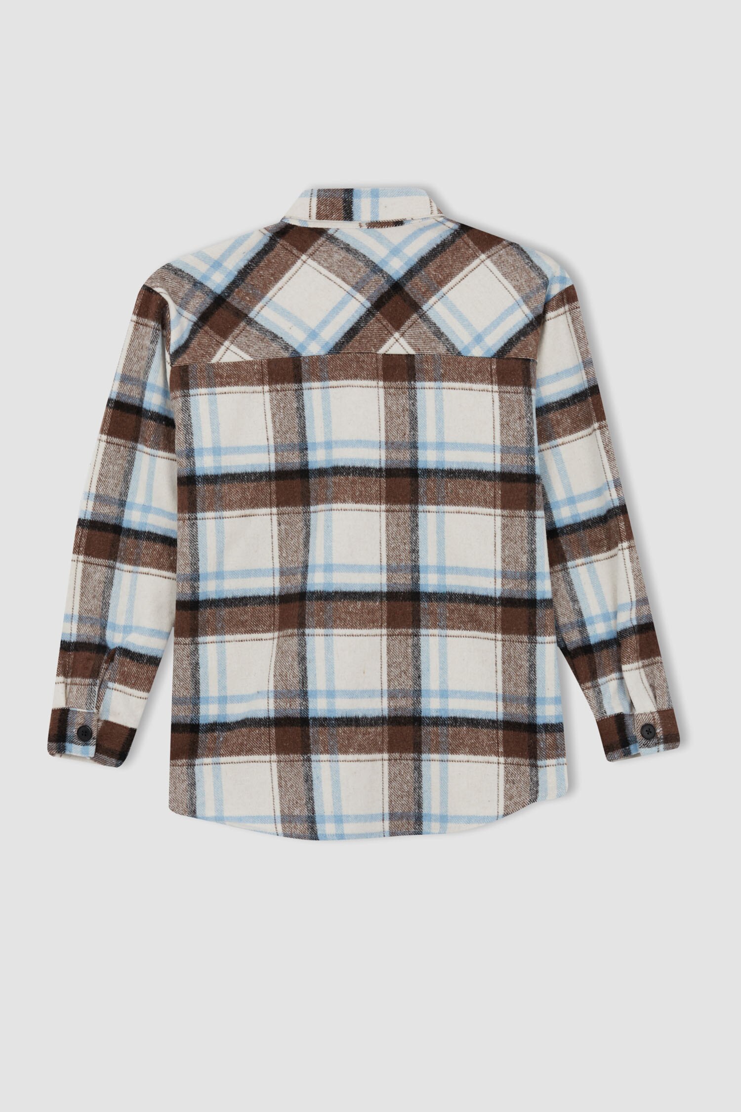 Chemise à Carreaux Bébé Garçon LUVCES - En Flanelle De Coton, Manches Longues, Boutonnée, Tailles 1 à 6 Ans