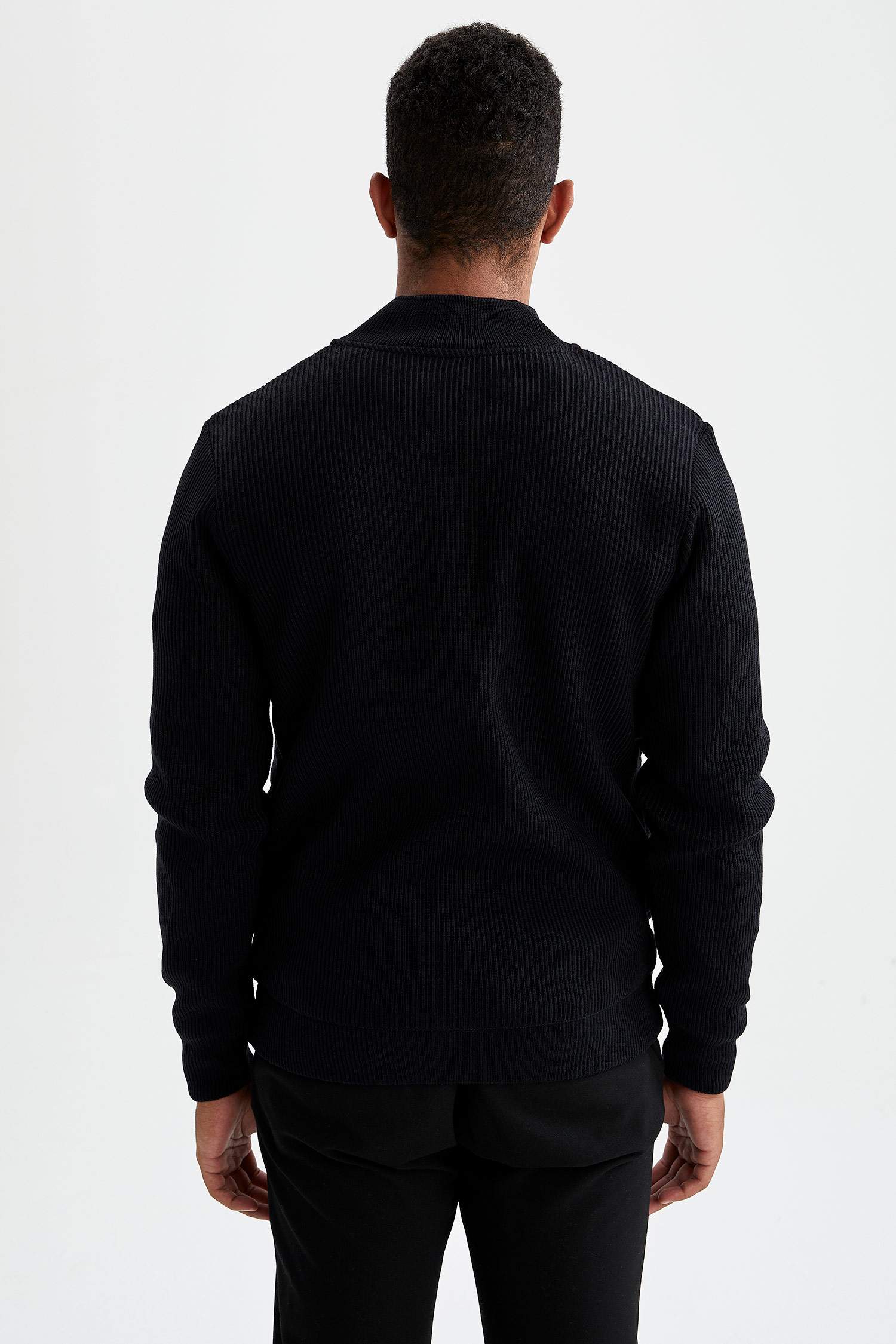 Navy Man Slim Fit Cardigan 1474613 DeFacto