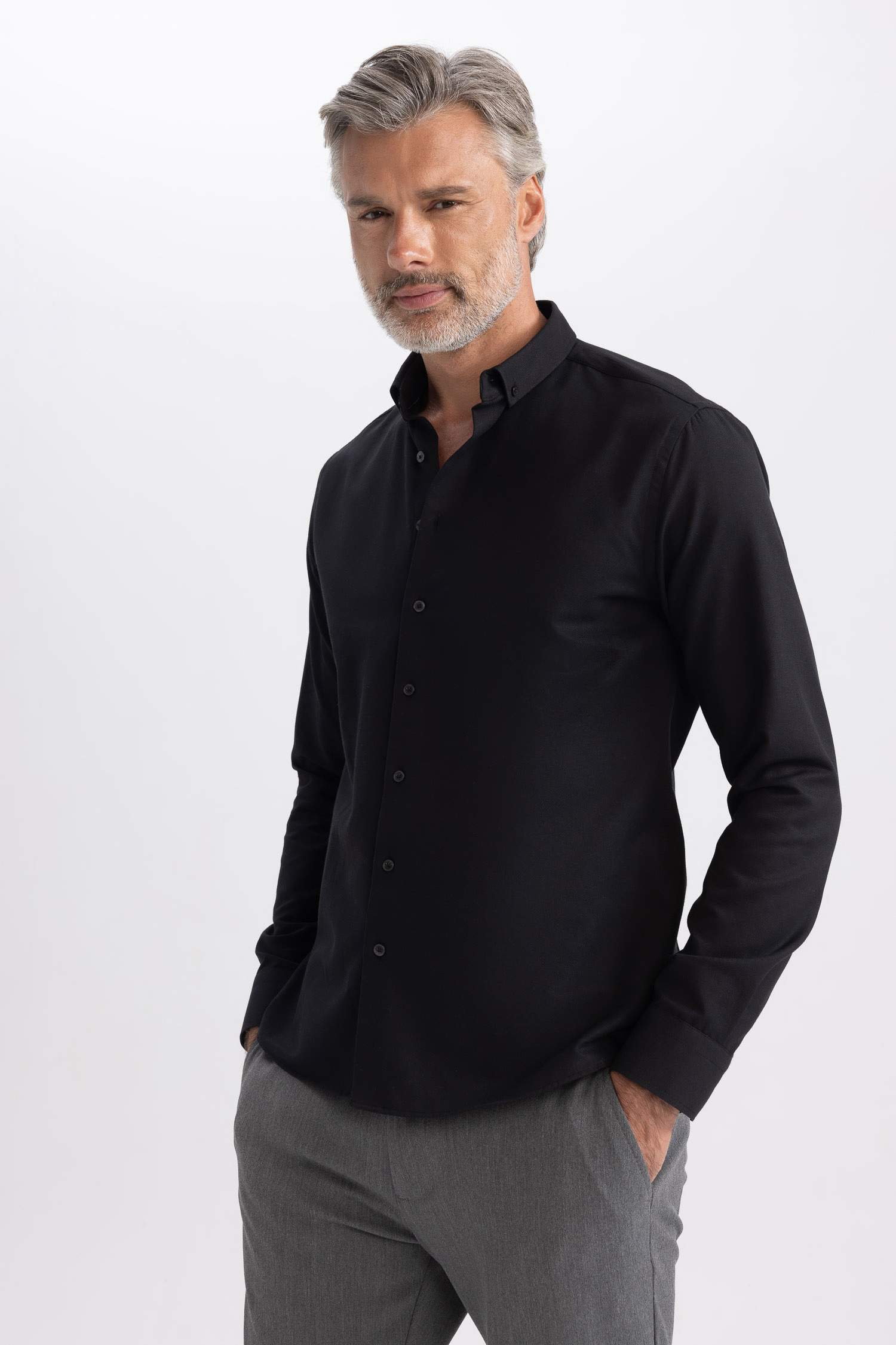 Футболка Modern Fit с длинным рукавом