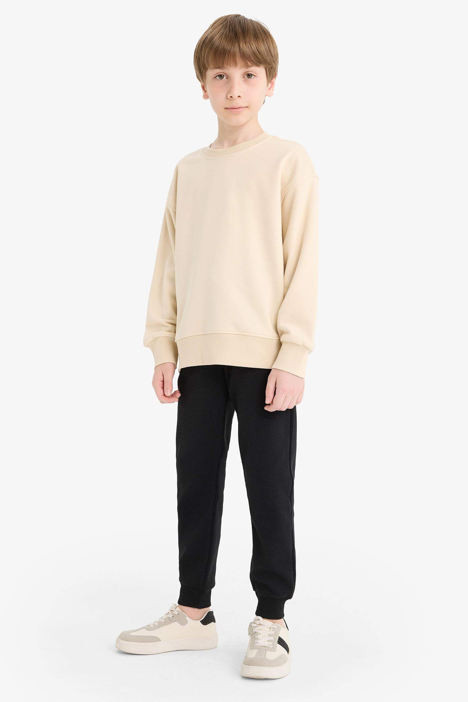 بنطلون سويت بانتس اولادي جوجر قصة عادية وخصر مطاطي