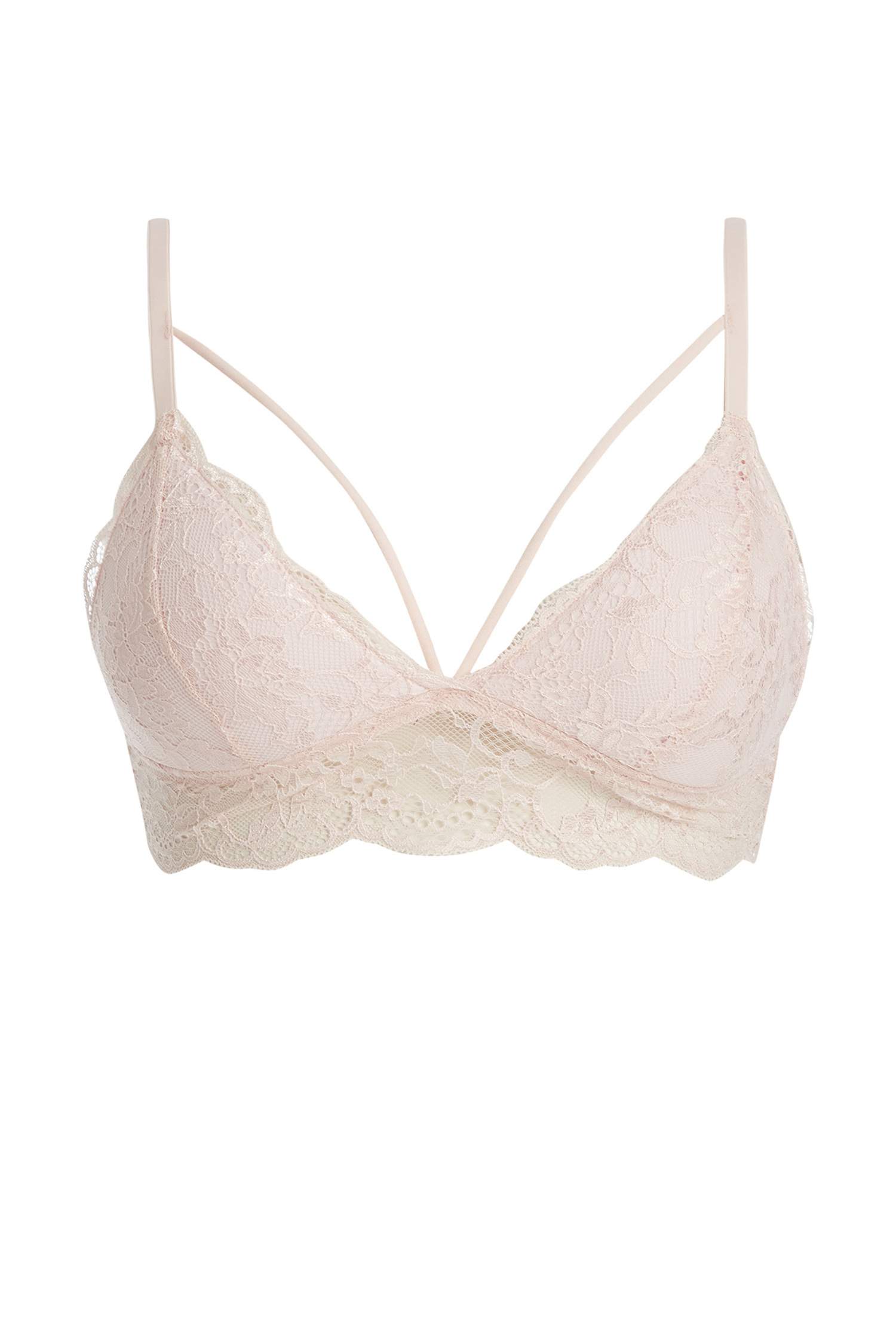 Bordeaux WOMAN Strappy Lace Bralette 1756996 | DeFacto