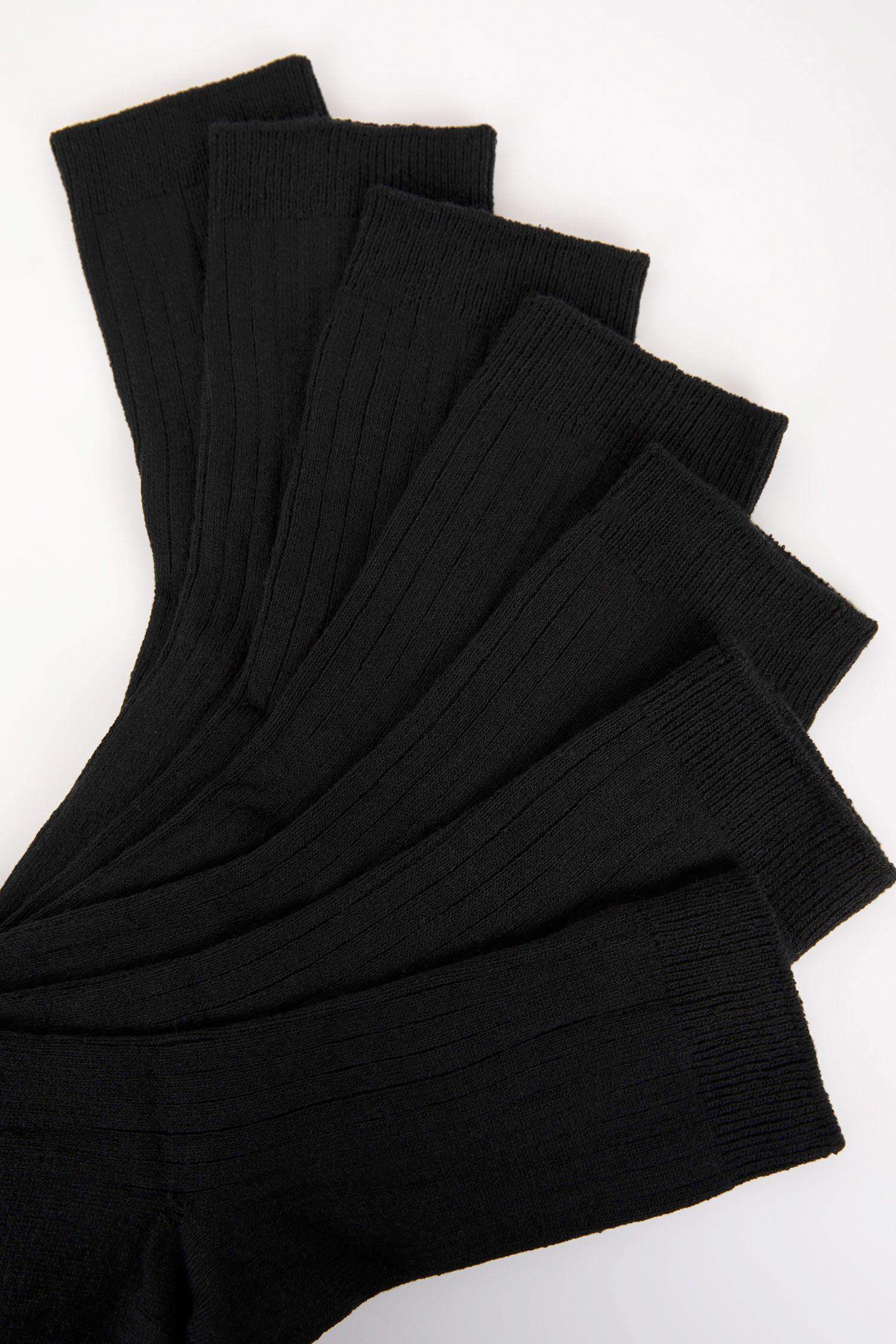 Kadın Pamuklu 7'li Uzun Çorap