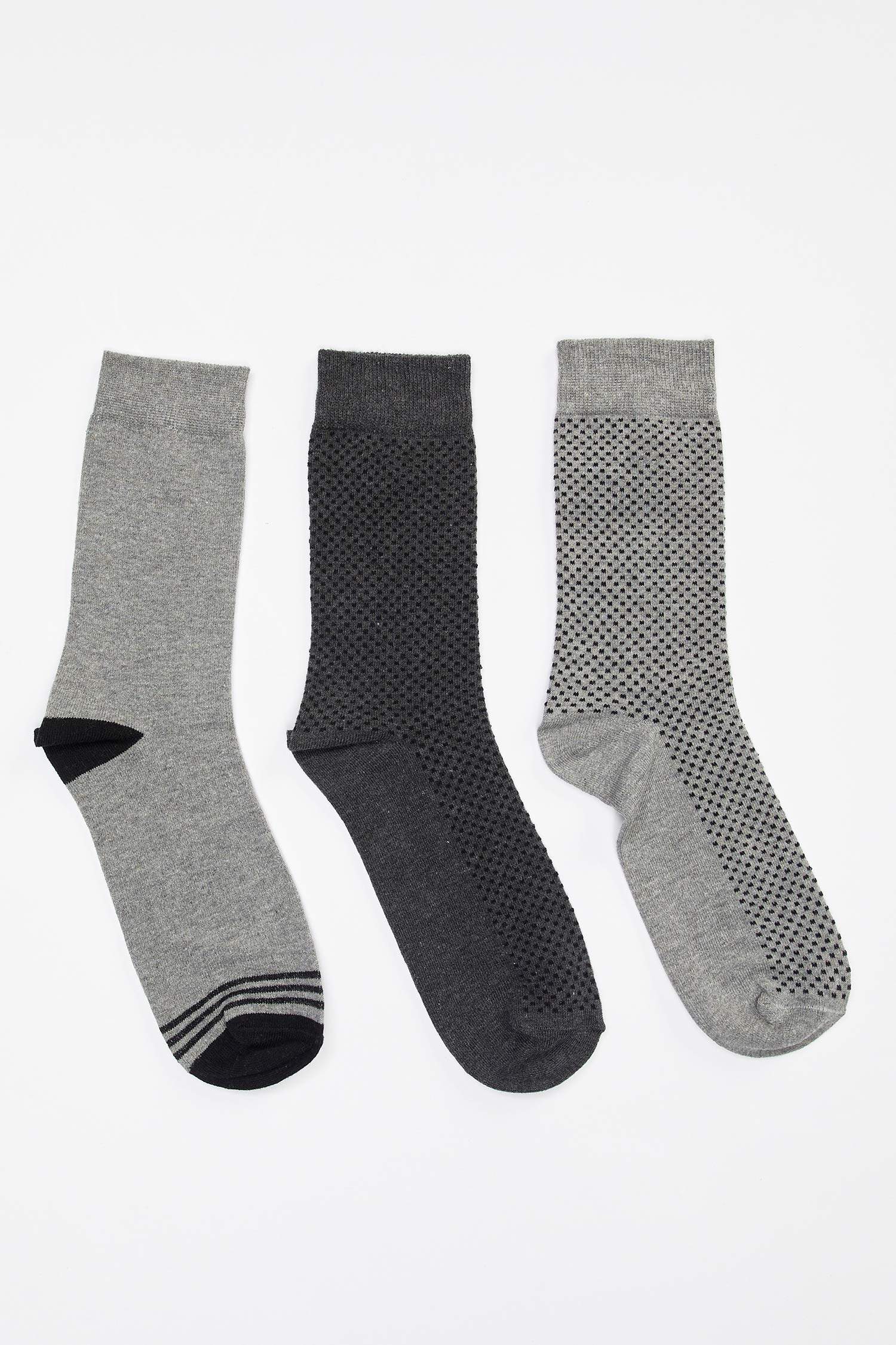 Defacto Desenli Soket Çorap 3'lü. 1