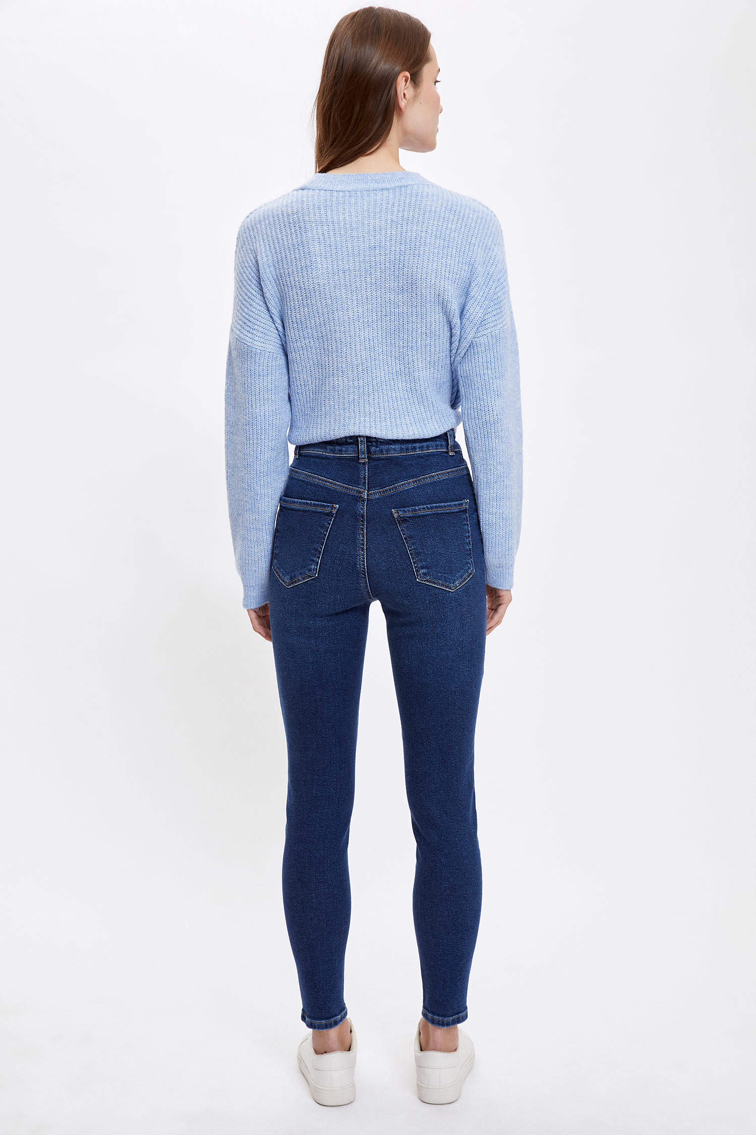 Defacto Vintage Skinny Fit Yüksek Bel Jean Pantolon. 3