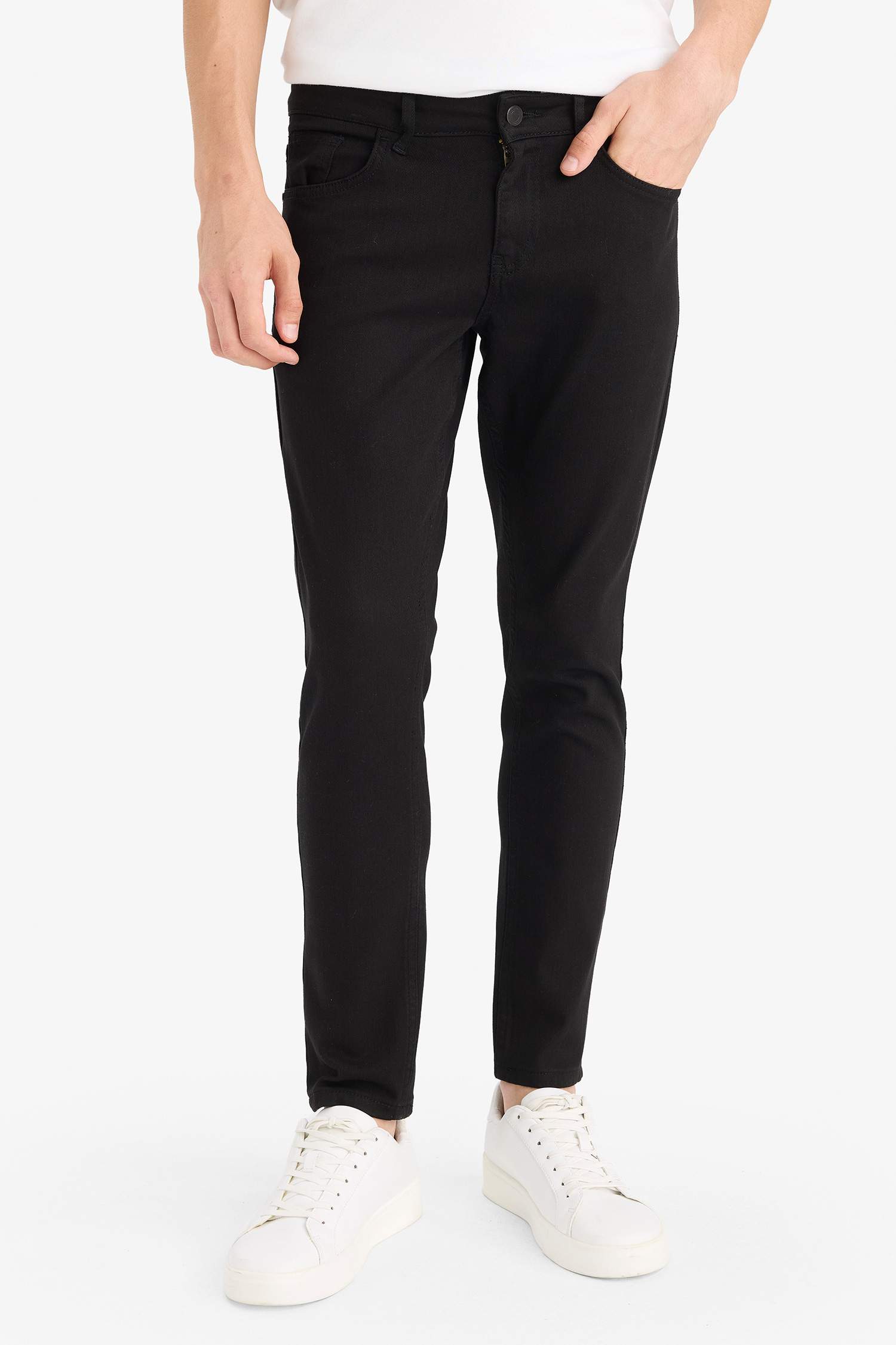 Carlo Skinny Fit Regular Waist Jeans