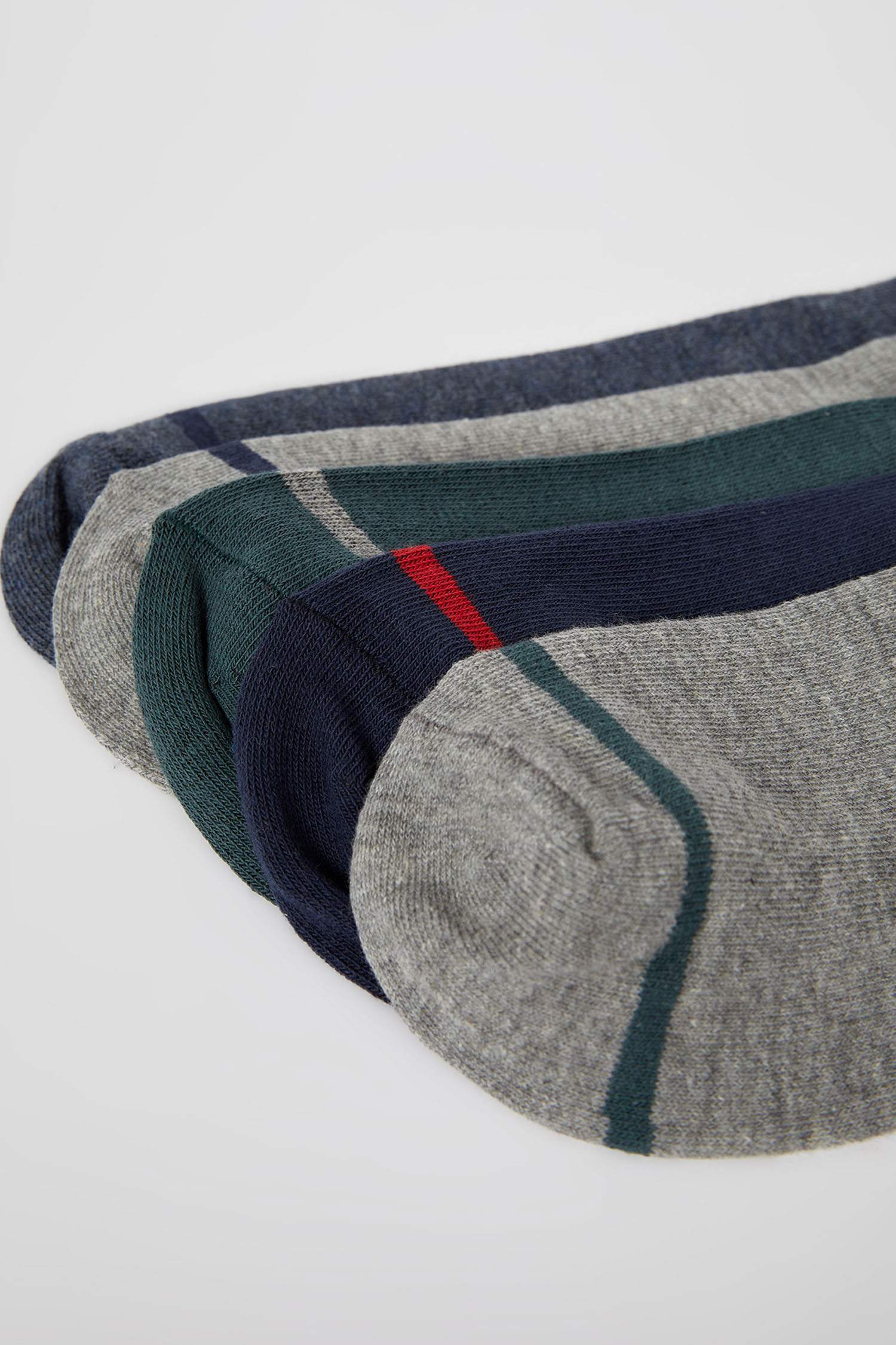 جوارب طويلة قطن من 5 قطع