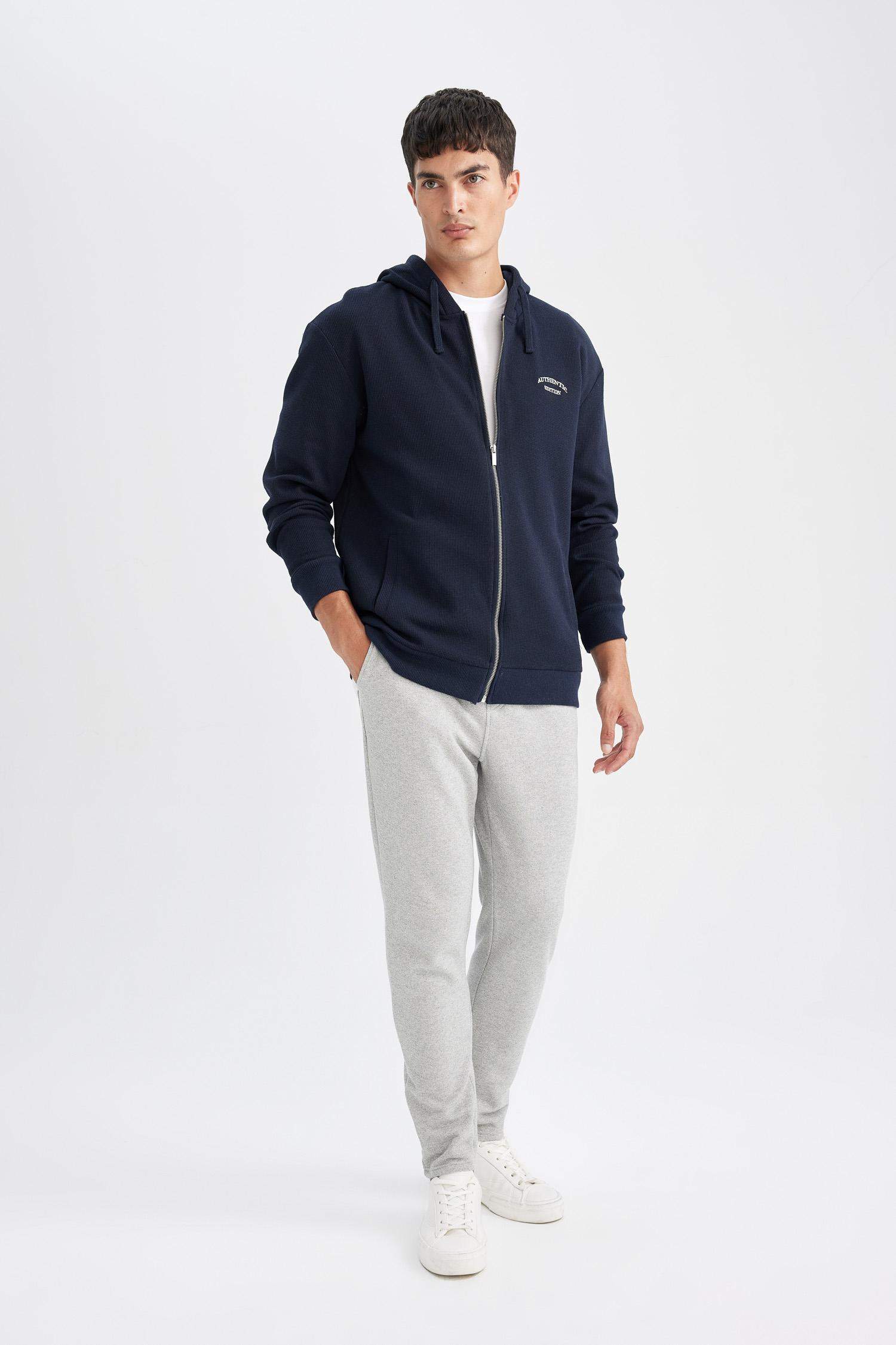 Pike İnce Eşofman Altı Slim Fit Dar Kesim Düz Paça Beli Bağcıklı Cepli