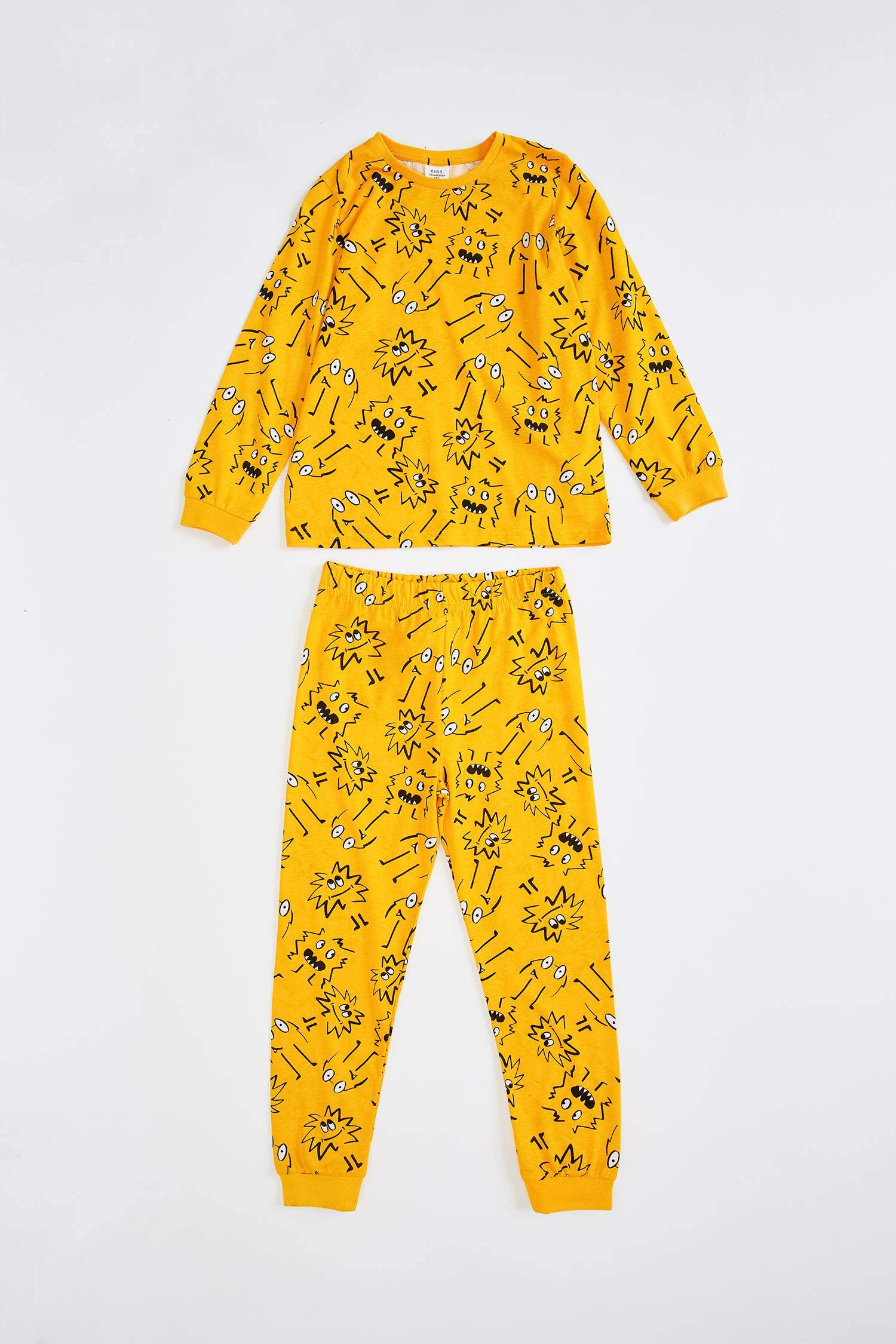 Fume Erkek Baskili Pijama Takimi 263984 Defacto Pijama Giyim
