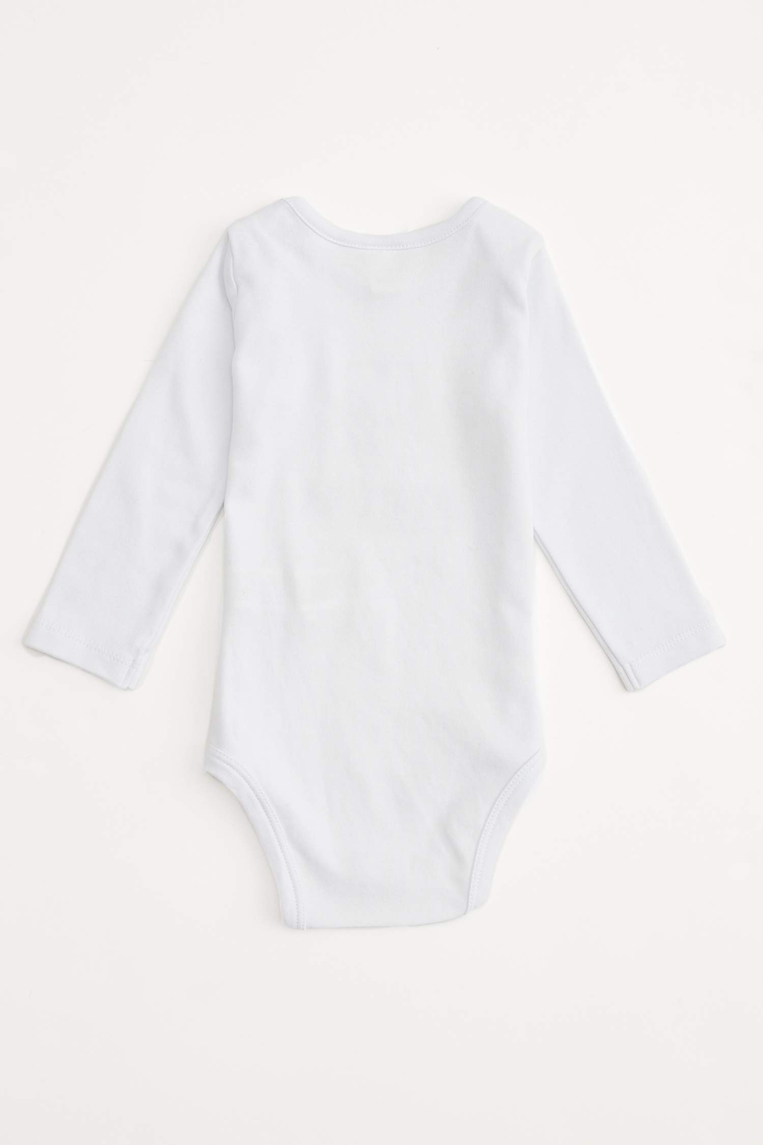 Beyaz Erkek Bebek Erkek Bebek Atatürk Baskılı Çıtçıtlı