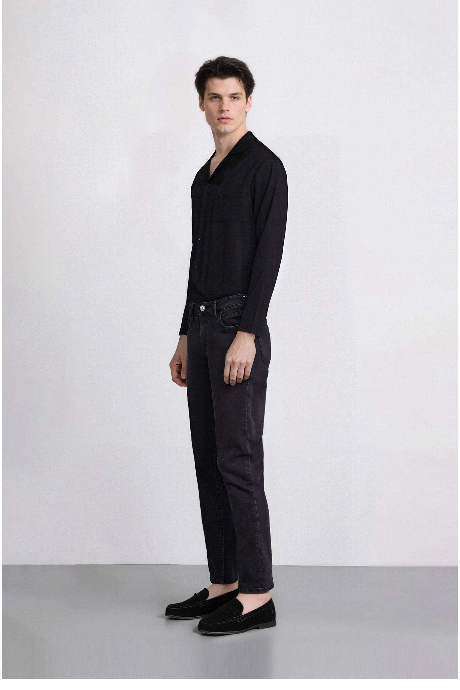 سروال جينز كارلو برجل ضيق جداً