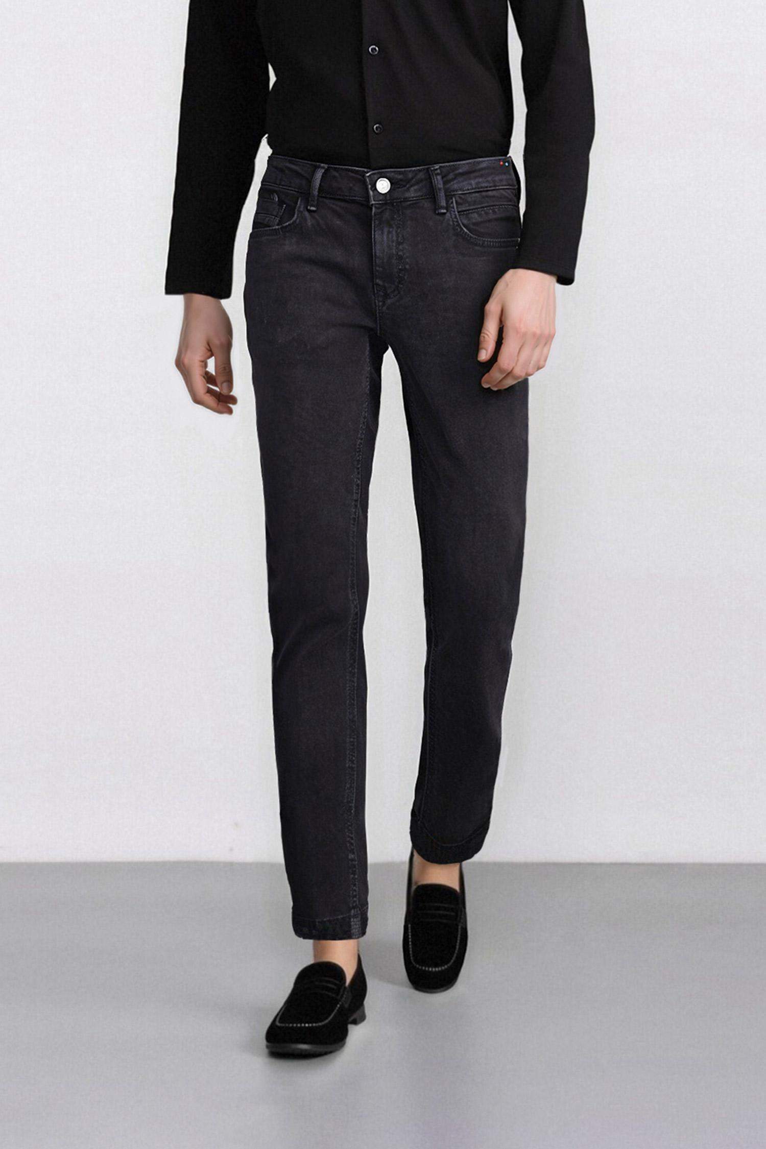 سروال جينز كارلو برجل ضيق جداً