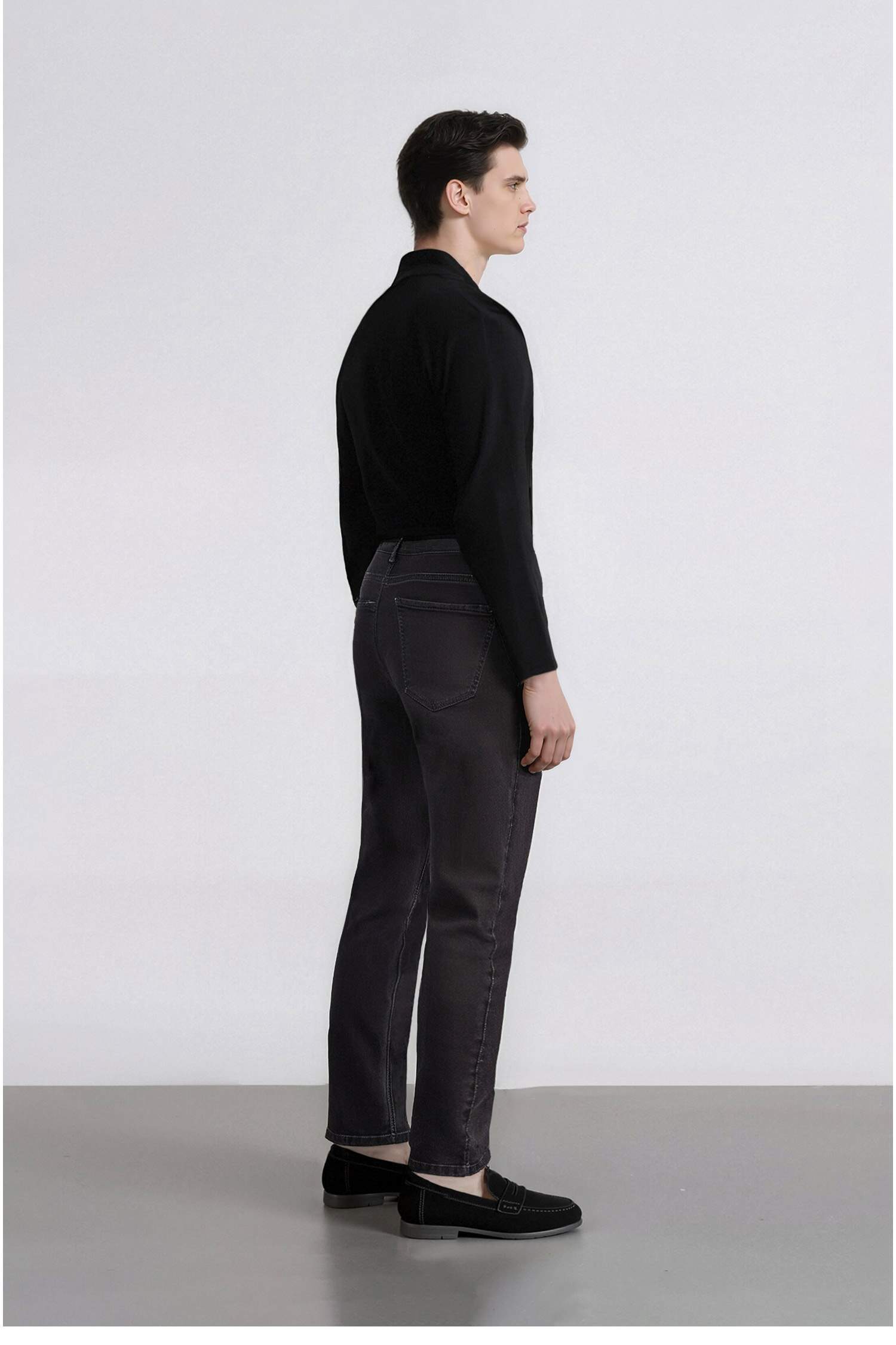 سروال جينز كارلو برجل ضيق جداً