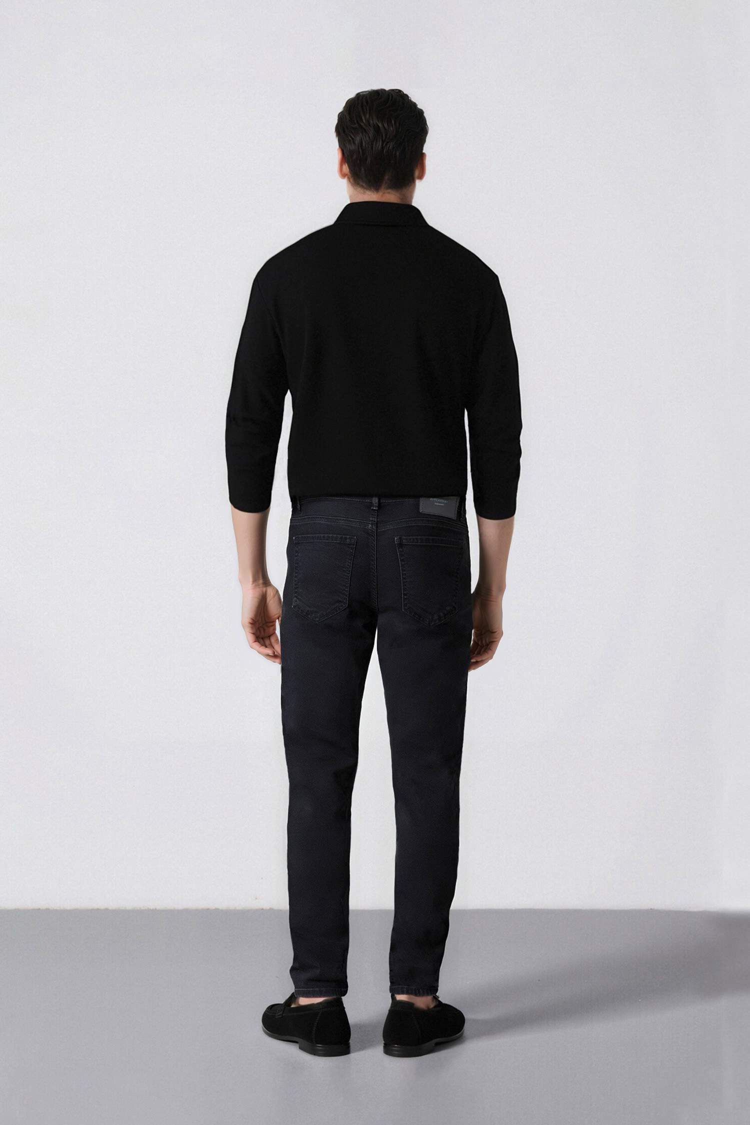 سروال جينز كارلو برجل ضيق جداً