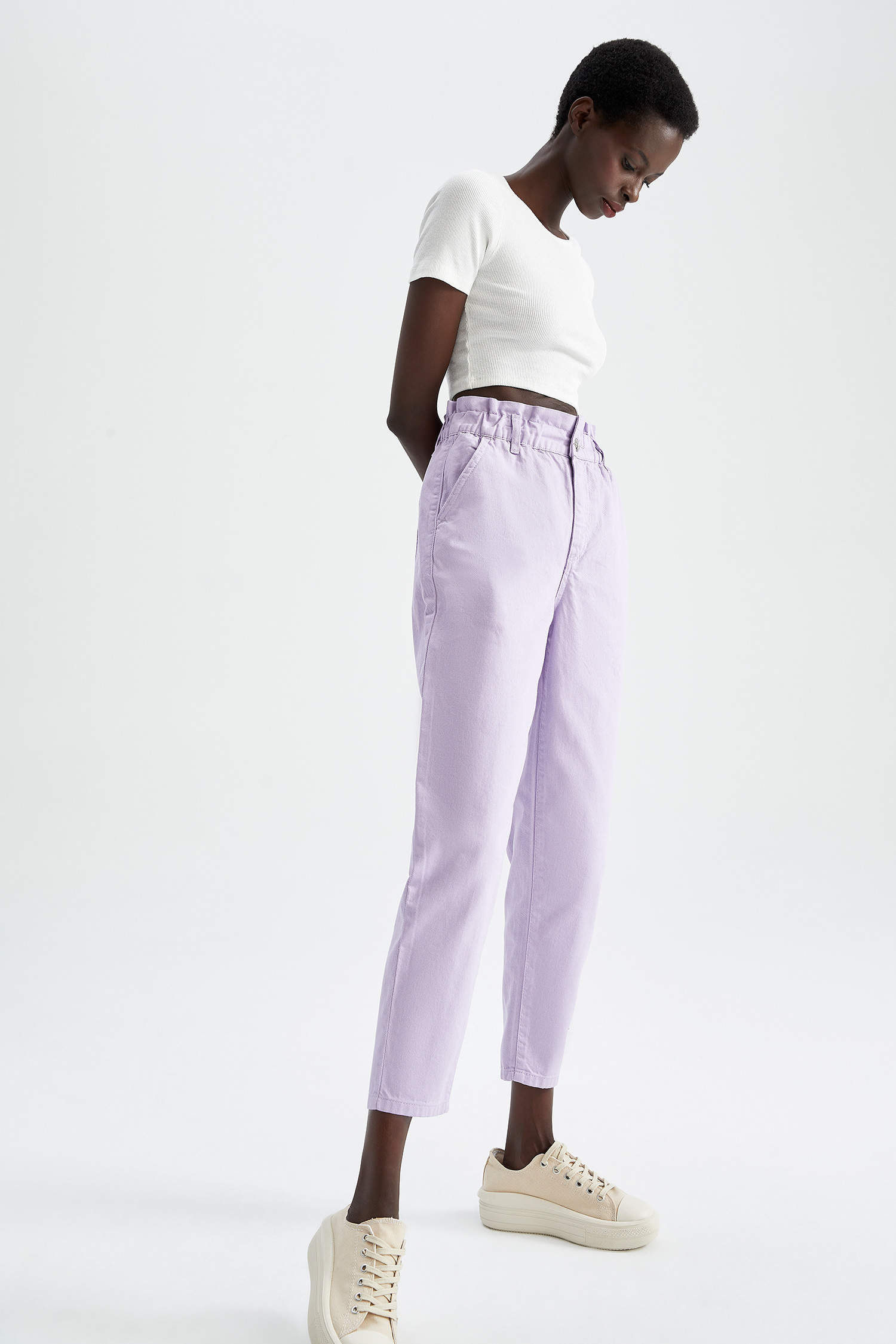Buy Lilac Wide Leg Formal Pants Online | FableStreet