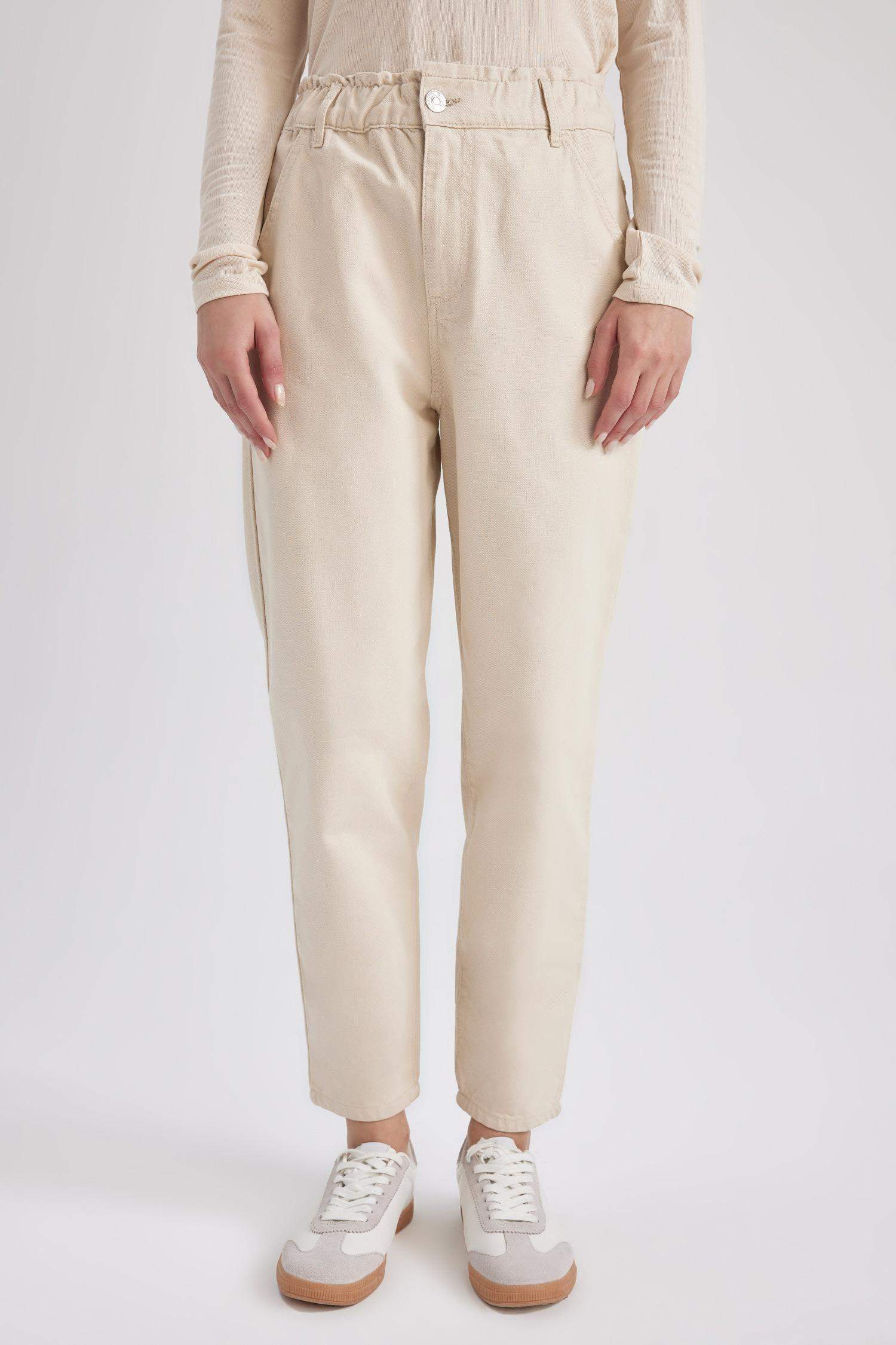 Baggy Gabardin %100 Pamuk Pantolon