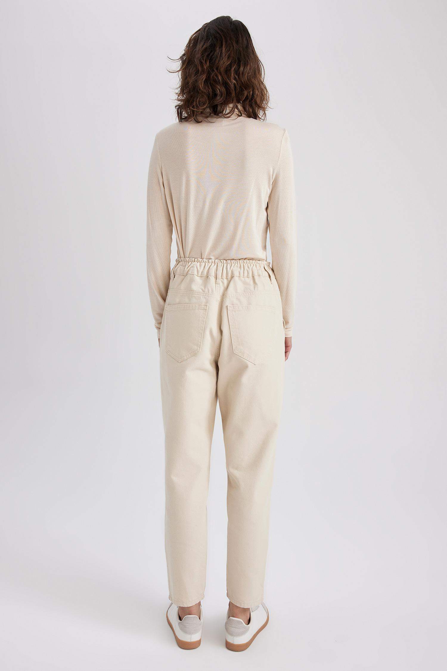 Baggy Gabardin %100 Pamuk Pantolon