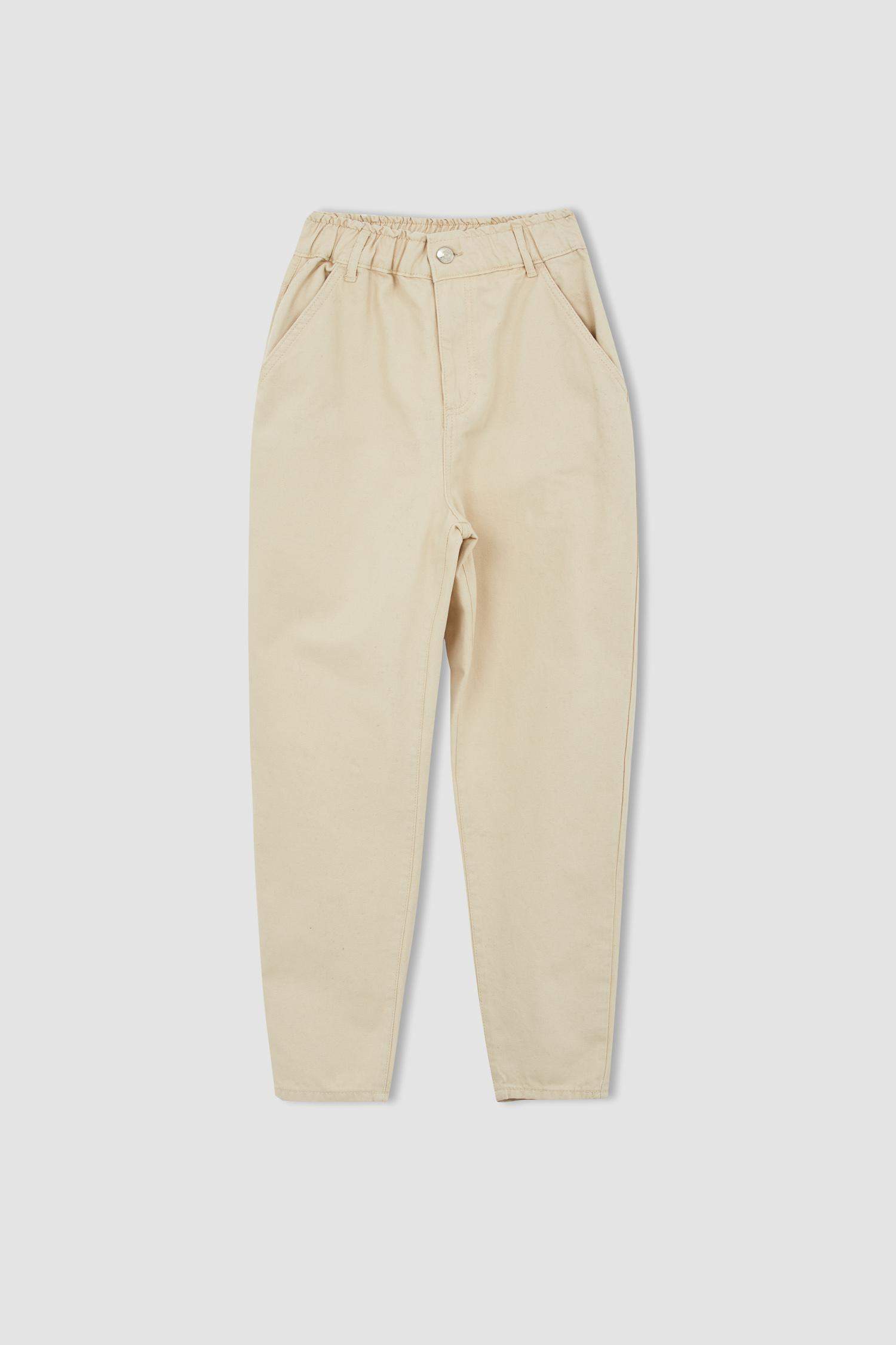 Baggy Gabardin %100 Pamuk Pantolon