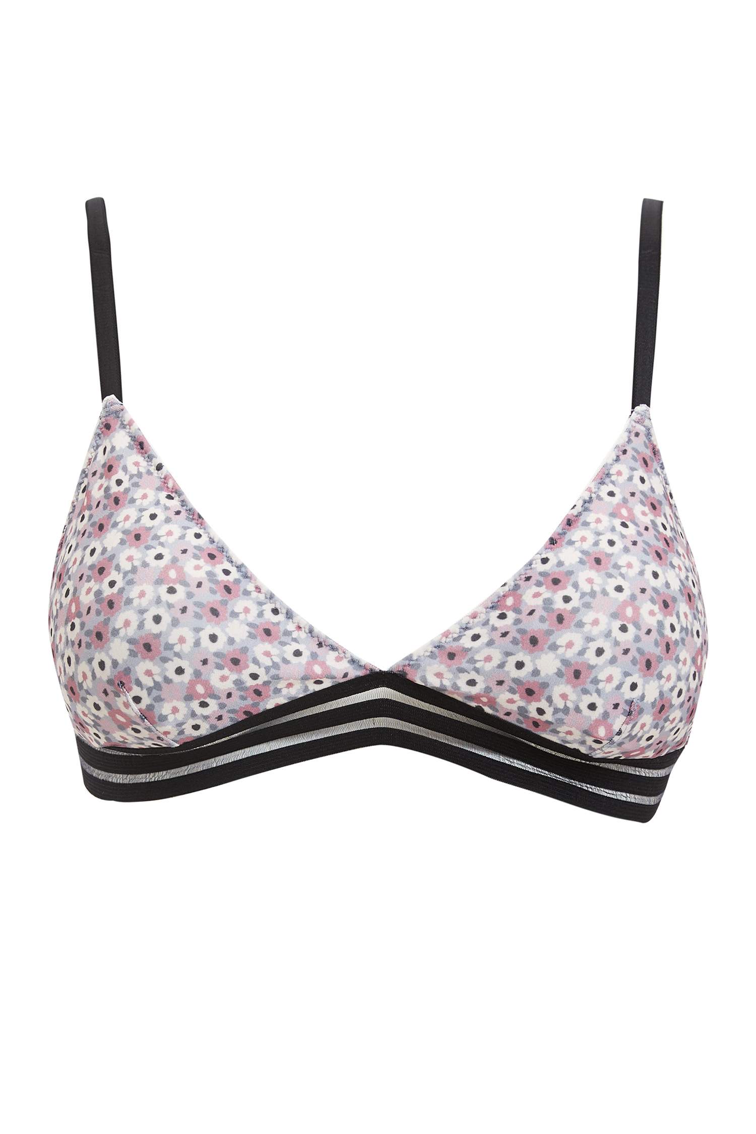 Grey WOMAN Patterned Triangle Bralet 1493516 | DeFacto