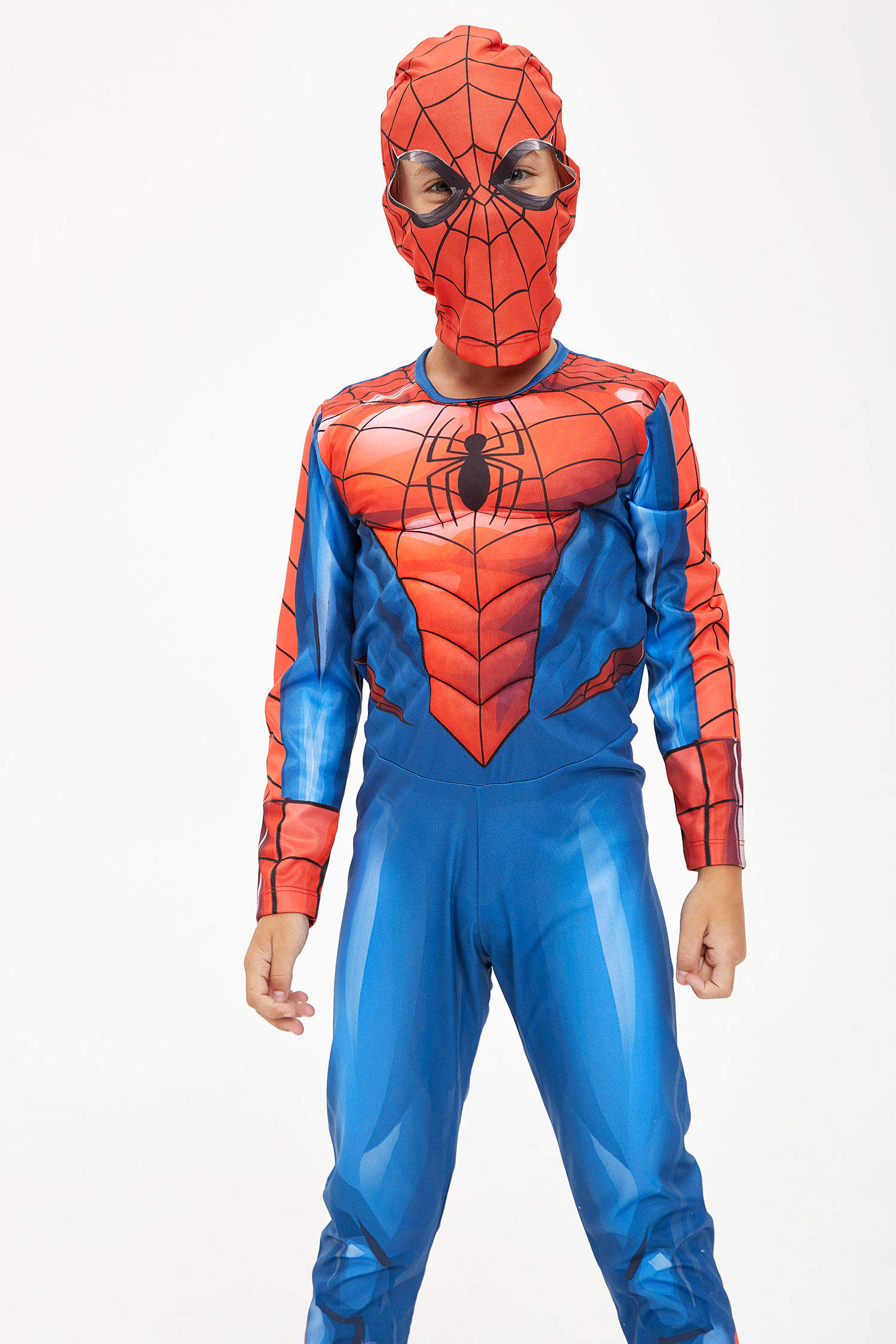 Kirmizi Erkek Cocuk Genc Erkek Erkek Cocuk Spider Man Kostumu 1516284 Defacto